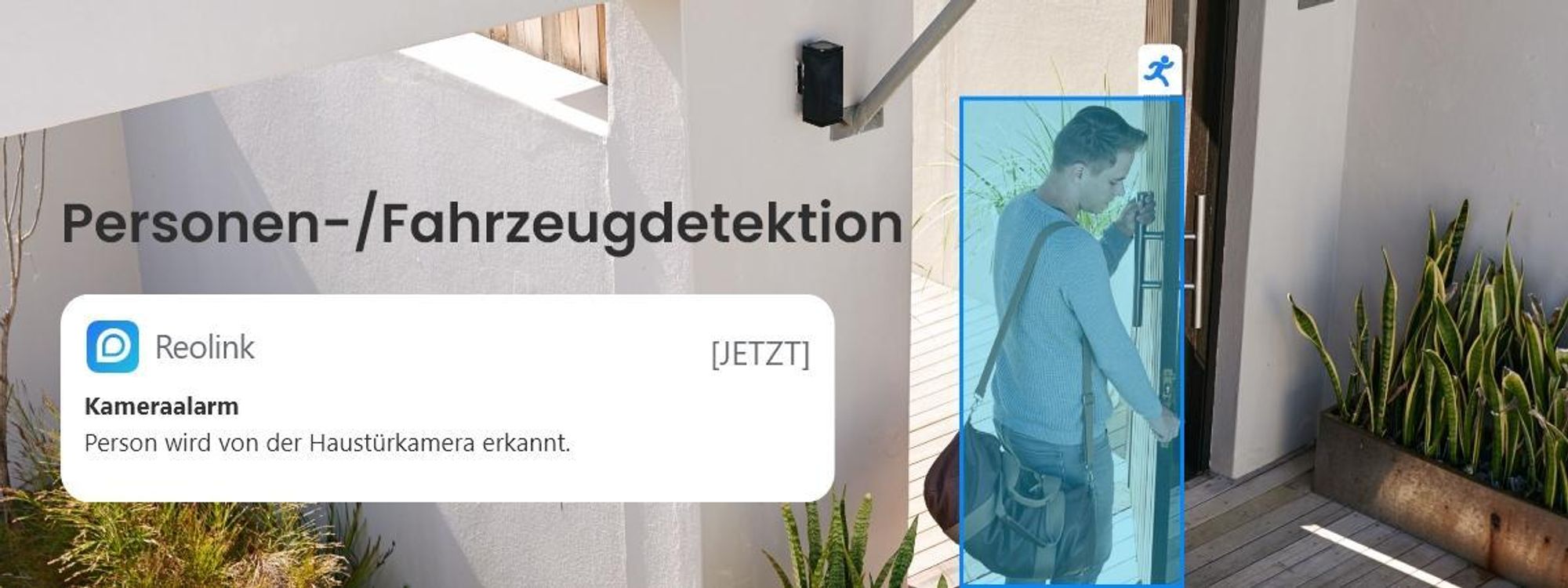 Reolink Argus PT Ultra+Solarpanel x2 mit Home Hub, 4K 8MP Akku Überwachungskamera Set, 5/2,4 GHz, 360° Schwenkbar, mit 64GB SD-Karte, Schwarz