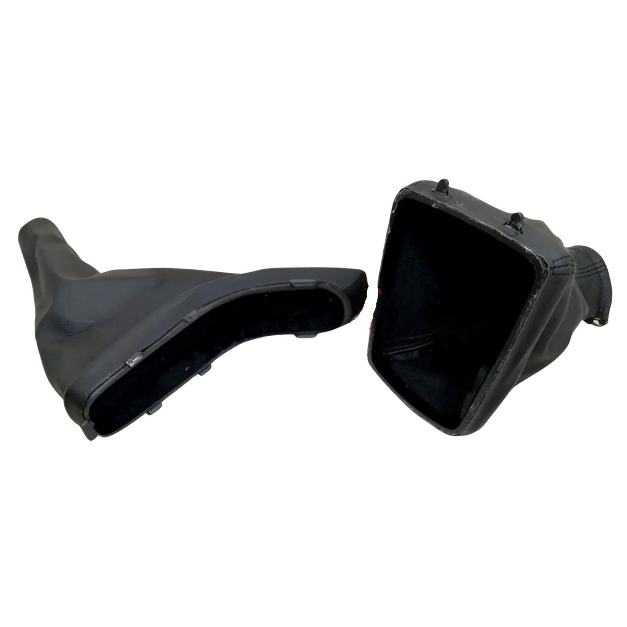Schaltsack + Handbremssack Mit Rahmen Schwarz Leder Passend Für Opel Astra G 1998-2009