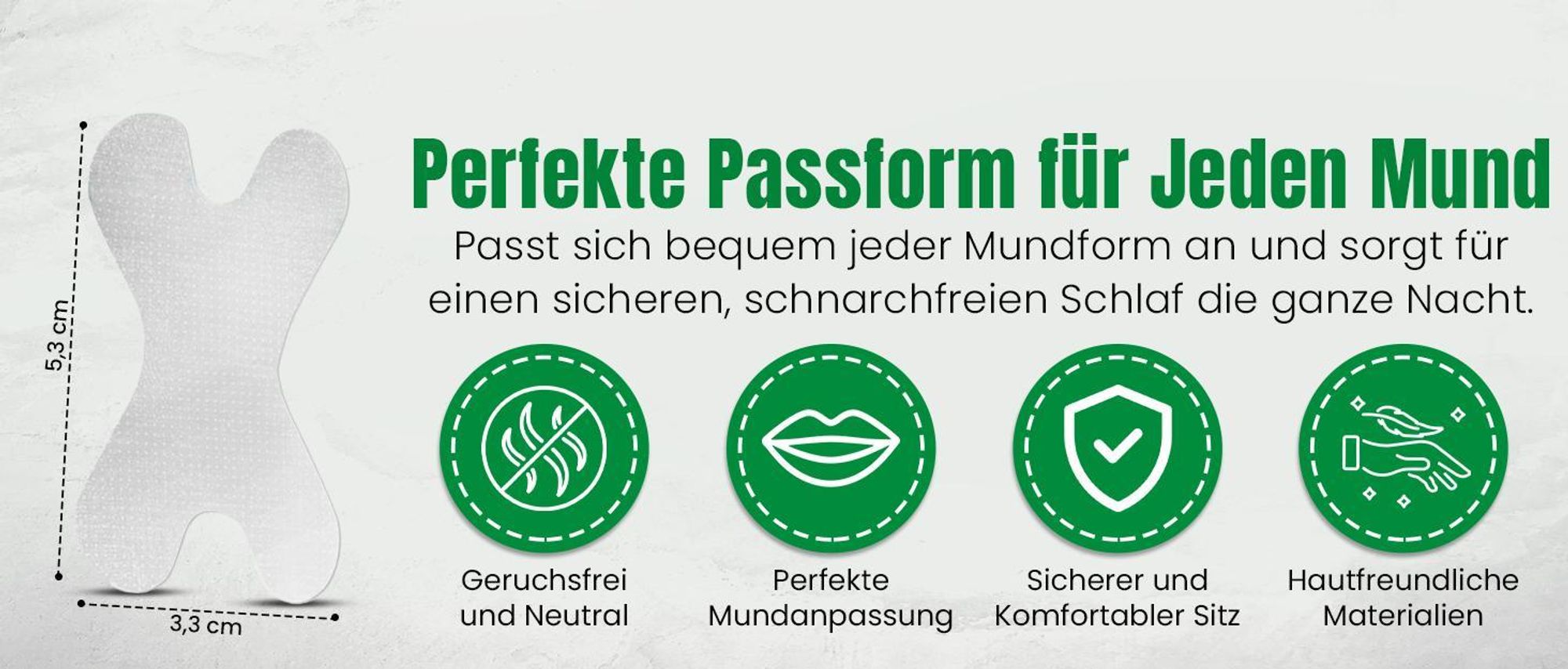 120 x Mundtape zum Schlafen, verbesserten Schlaf, Schnarchlinderung, weiches Mundband für bessere Nasenatmung, Schlafstreifen für weniger Mundatmung