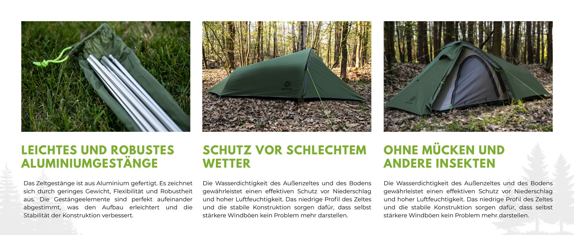 PEME Forest 2 Personen Zelt Campingzelt Trekkingzelt Ultraleicht 2,47 kg Wasserdicht 4000mm Aluminium Kuppelzelt Igluzelt Backpacking Outdoor Festival