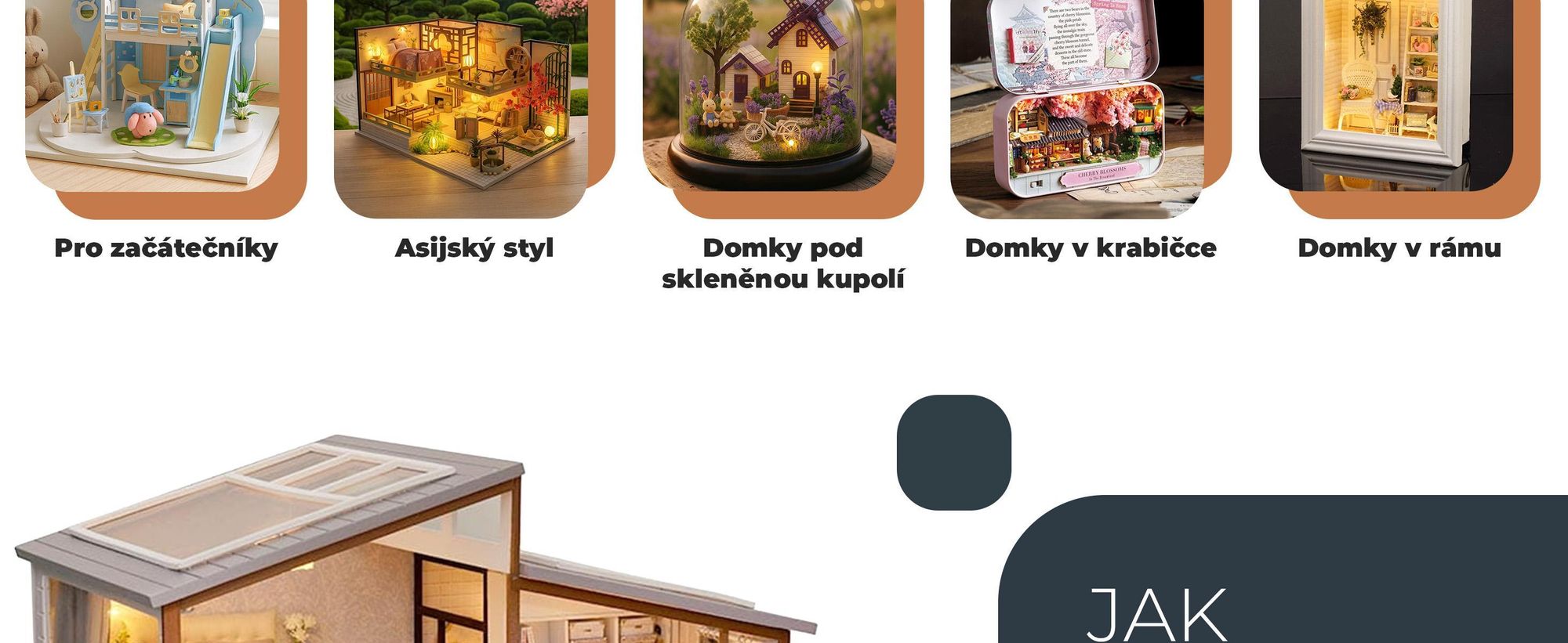 Miniaturní Domeček, Habarri, DIY Domeček pro Panenky, Dřevěný Domeček, Dárek pro Děti