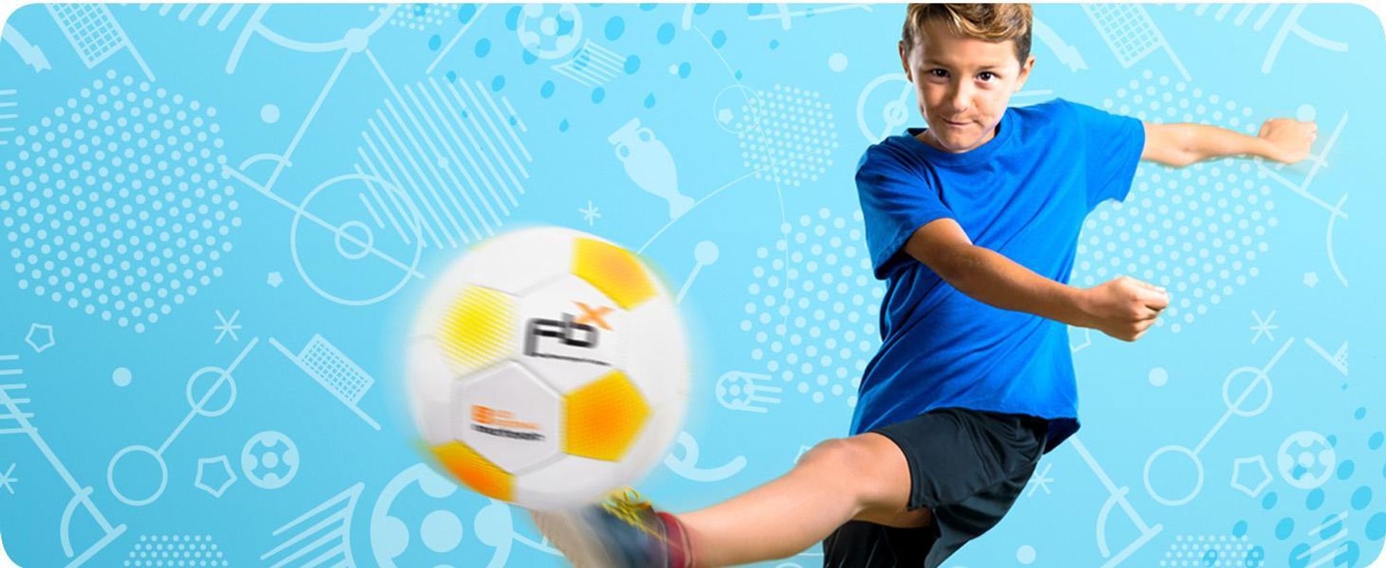 meteor FBX Kinder Fußball Ball kleine Sportball Kleinkinder Freizeitball für drinnen und draußen Ball für Mädchen und Jungen Größen: #5 neon gelb