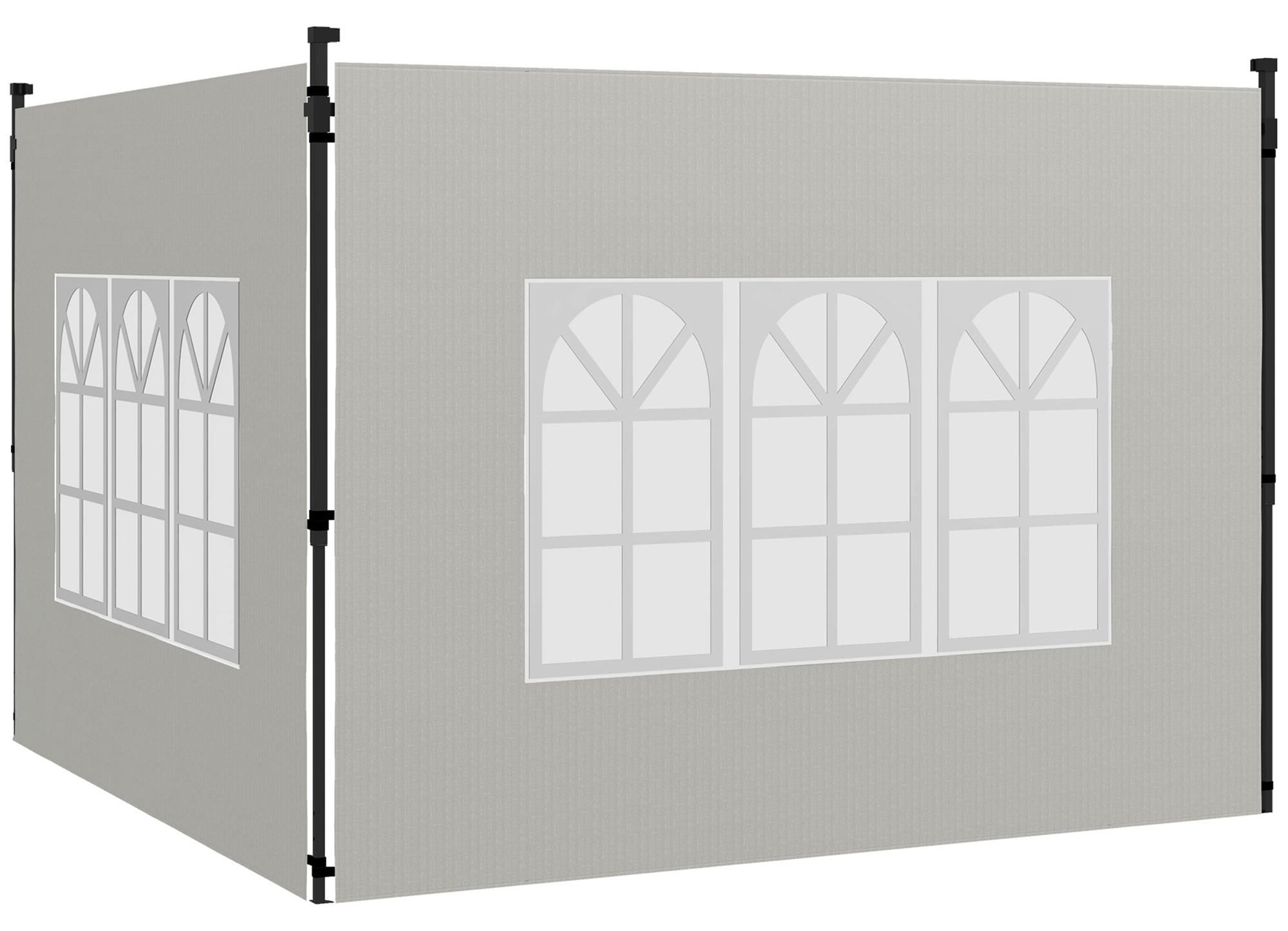 Pavillon Fenster Seitenwand Up