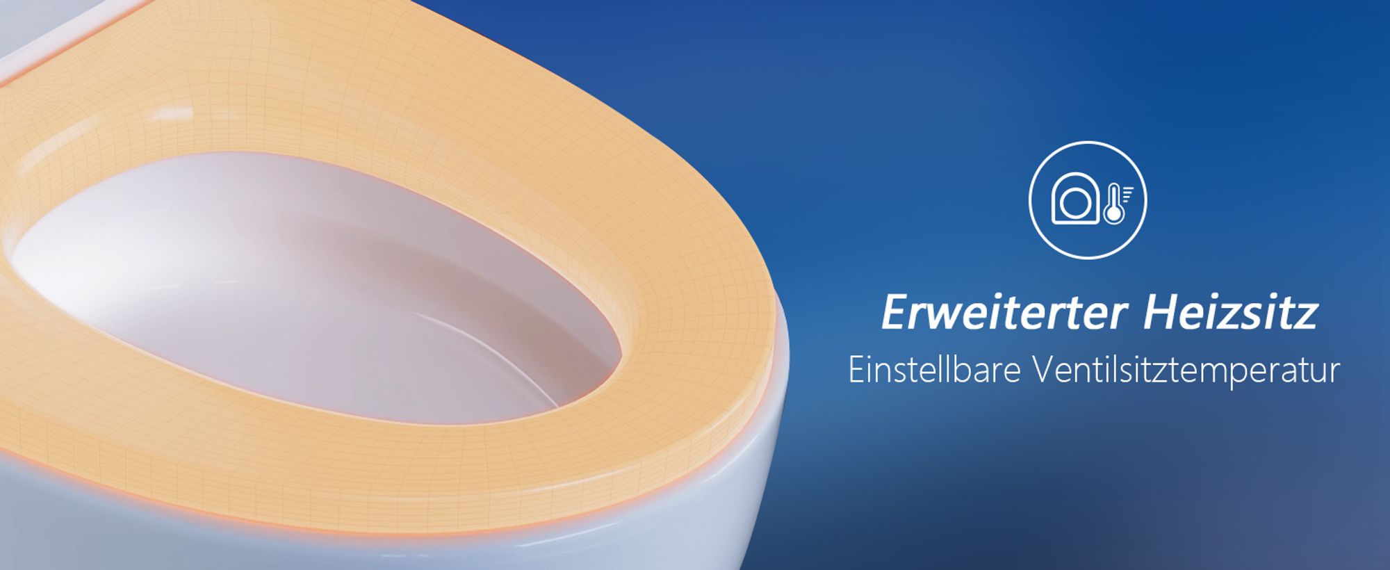 DeerValley Dusch WC mit Bidet, beheiztem Sitz, selbstreinigender Düse, automatischer Spülung & Fernbedienung – Komplettanlage inkl. Vorwandelement