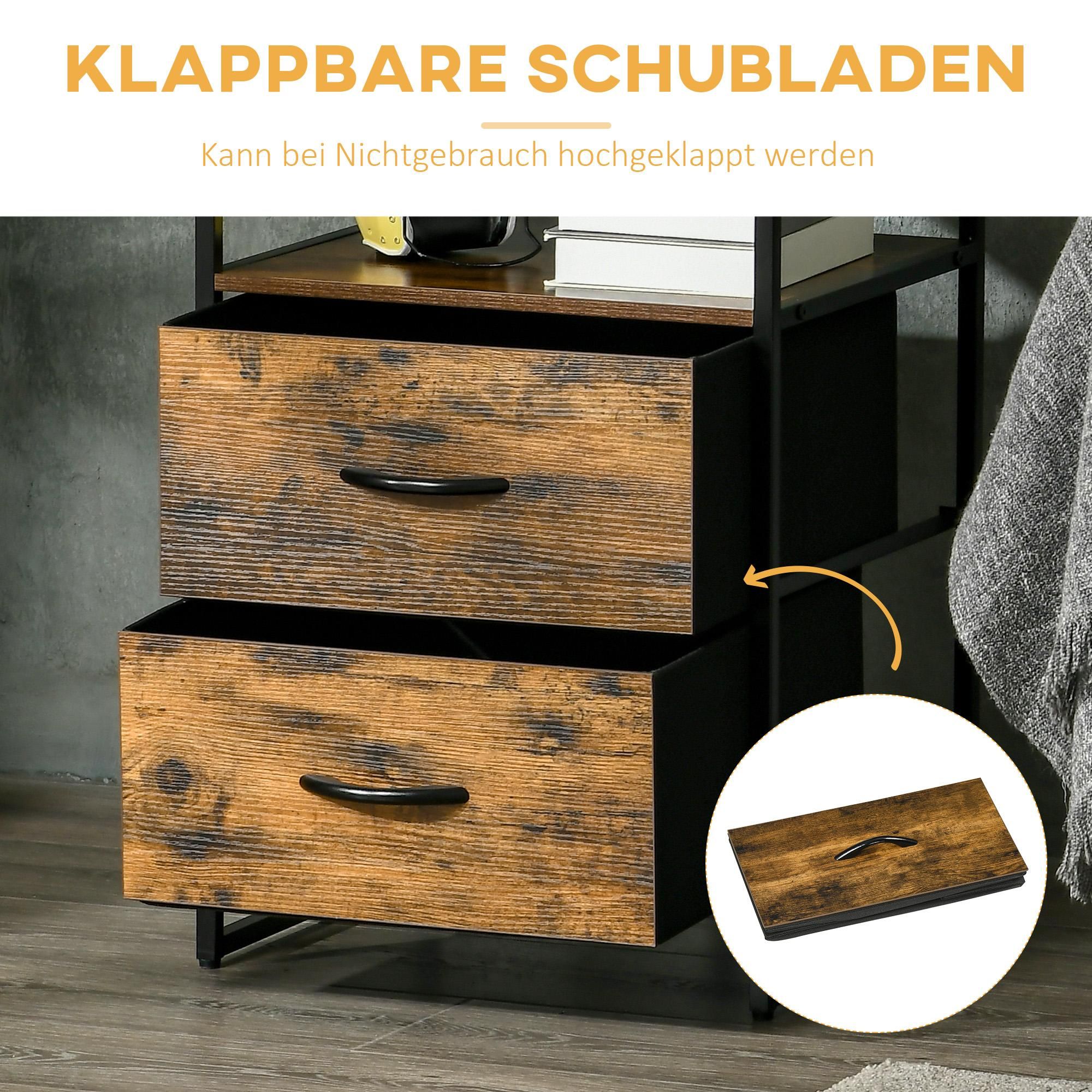 Stoffschubladen Industrial Industriedesign