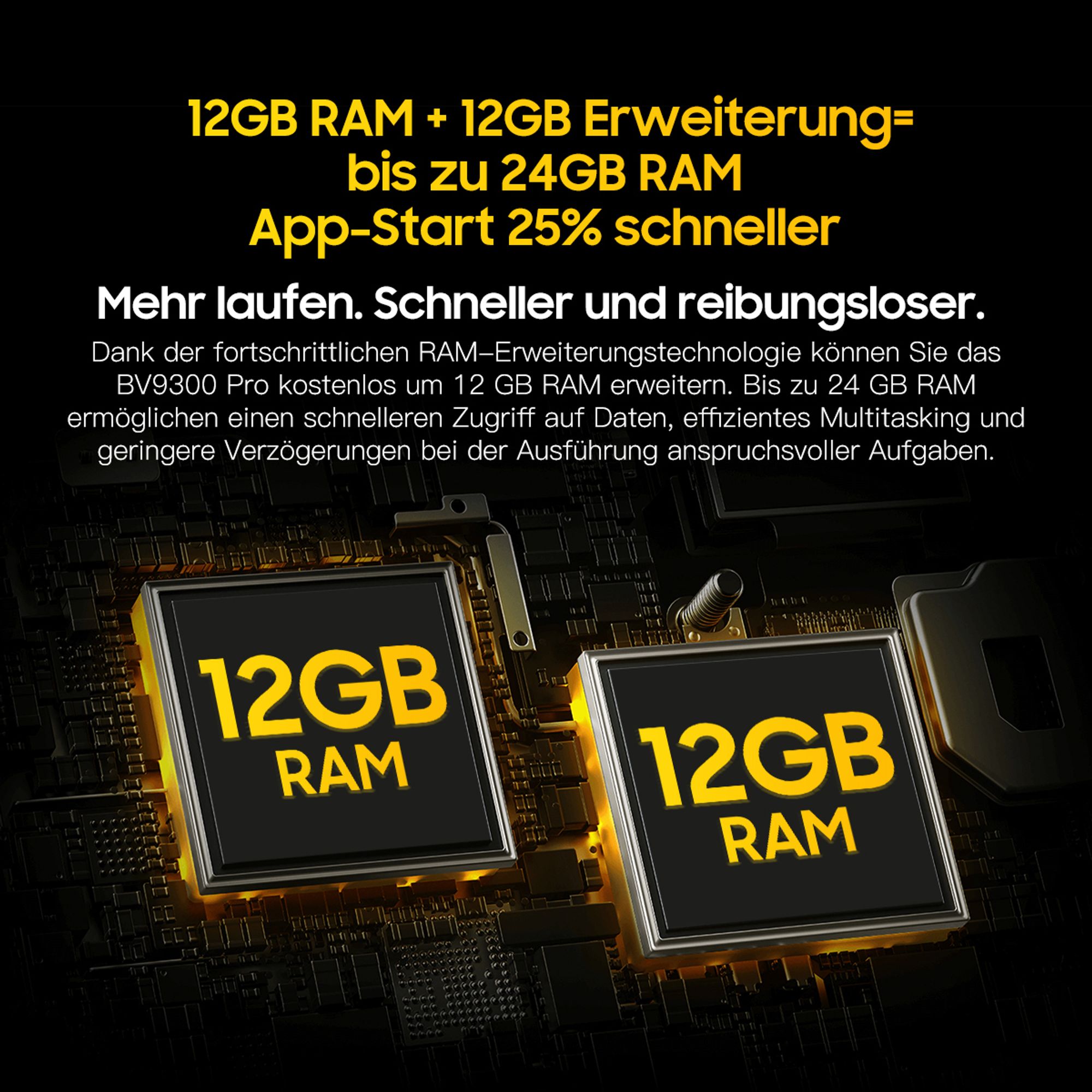 Blackview BV9300 Pro(36GB+256GB) Outdoor Smartphone Ohne Vertrag, 6.7'' FHD+ 120Hz 1.32'' Zurück Dsiplay Outdoor Handy, 15080mAh 33W, 64MP+32MP, NFC
