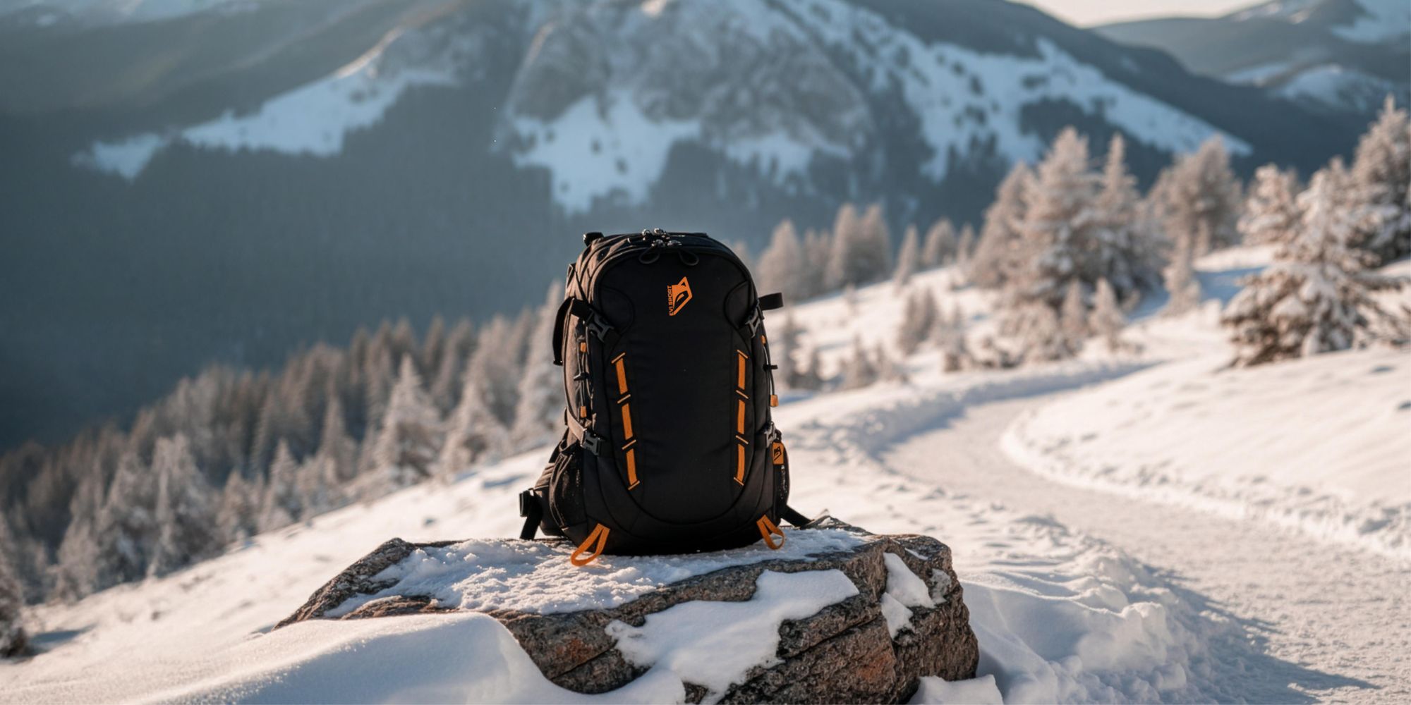 Wanderrucksack 40L Trekkingrucksack Herren & Damen, Titan-Core™ Nylon Outdoor Rucksack mit Regenschutz & Hüfttaschen, EVI SPORT Explorerpack Schwarz
