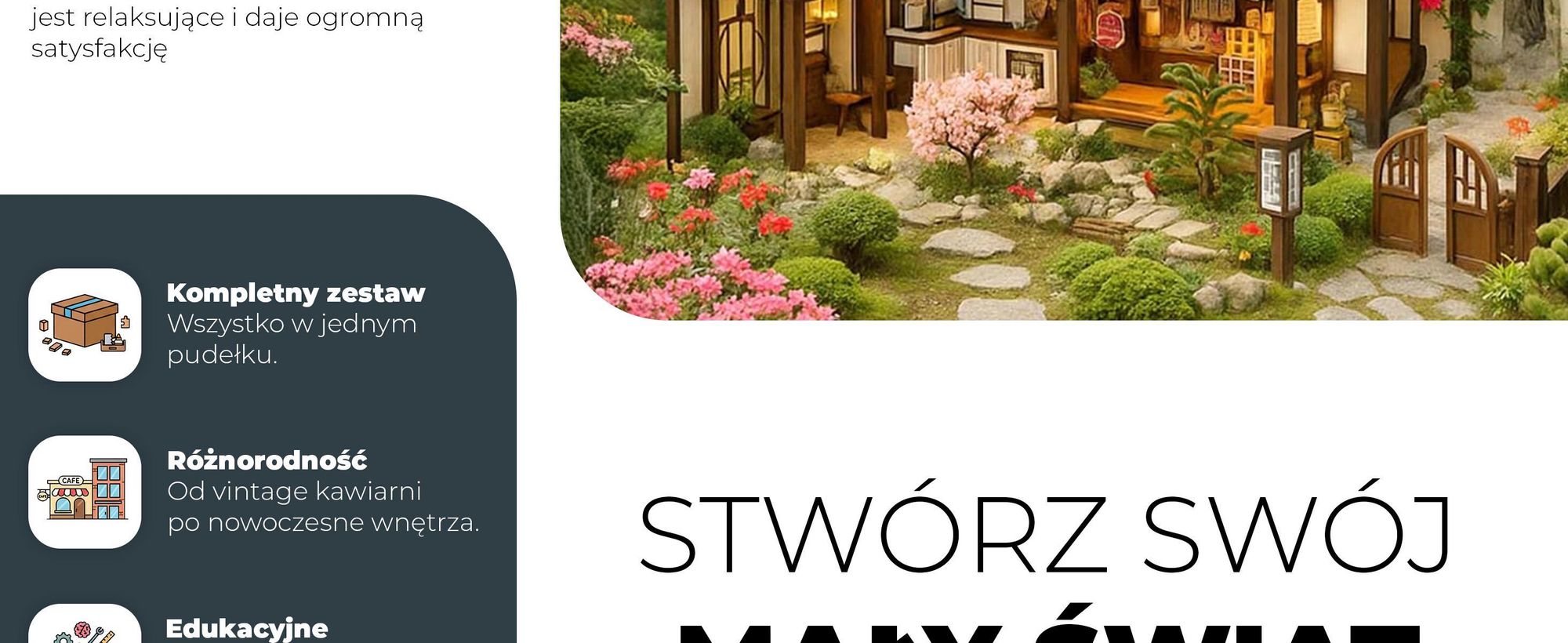 Miniaturowy Domek, Habarri, Domek dla lalek, DIY, Drewniany Domek z Meblami, Prezent dla Dzieci