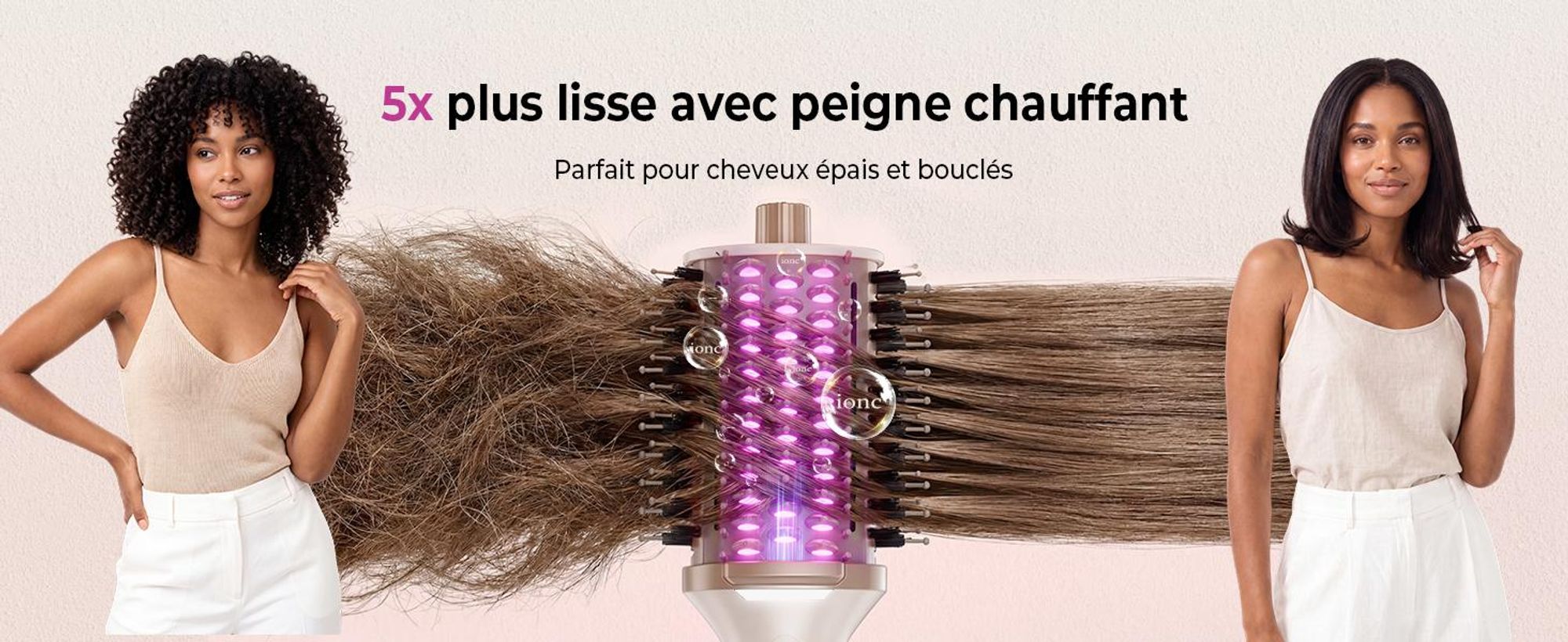 GOMYTH V1 – La brosse de coiffage 5-en-1 pour des résultats professionnels, directement chez vous