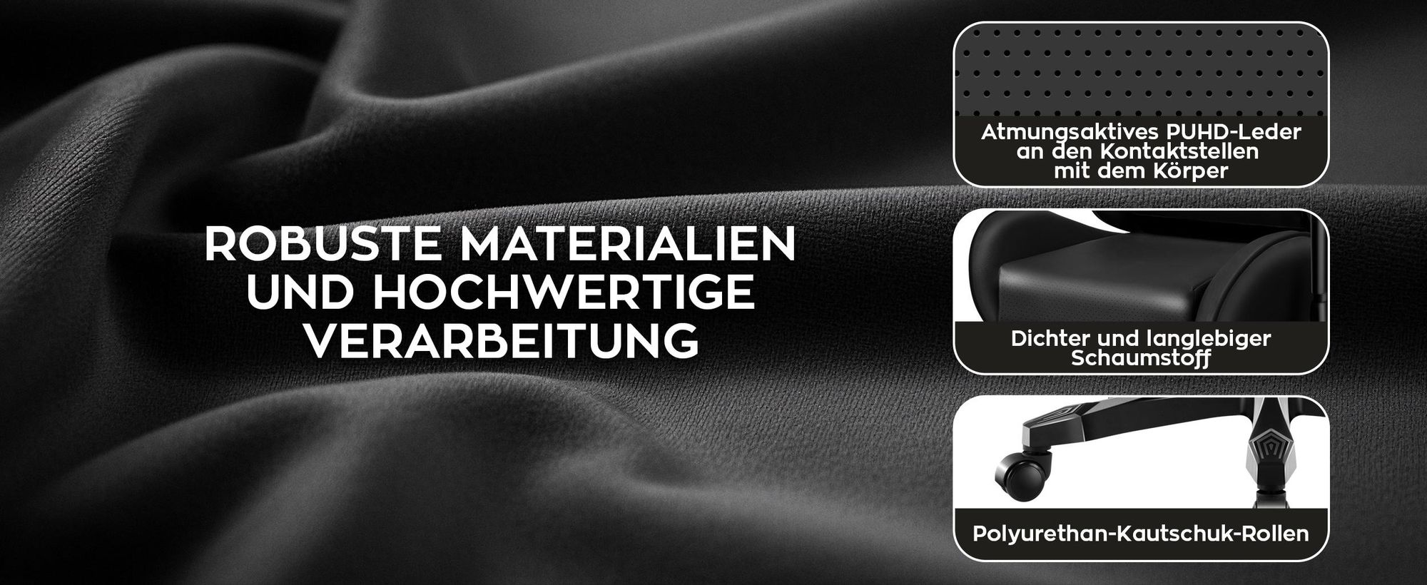 Huzaro Kinder Schreibtischstuhl Ranger 6 0 Gaming Stuhl Racing Sessel Bürostuhl Drehstuhl Gamer bis 130 kg Schwarz