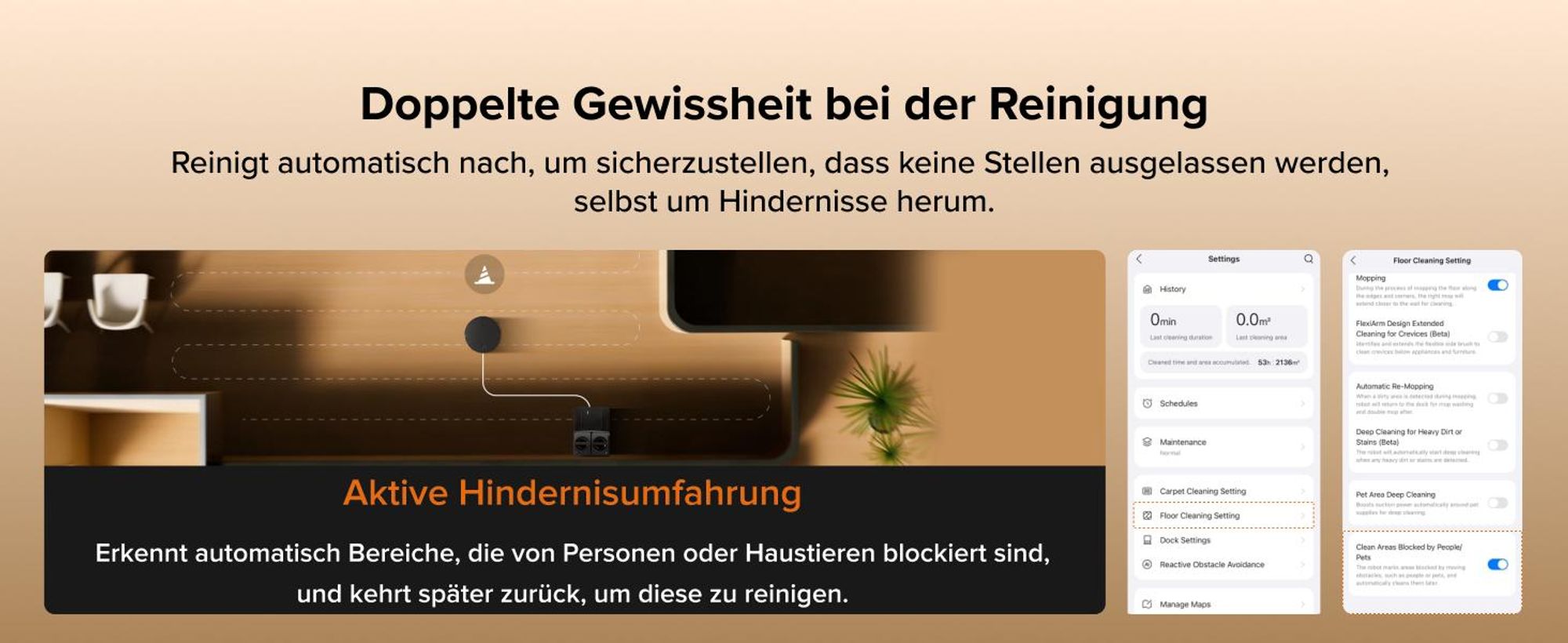 Roborock Qrevo Edge 2 Staubsauger Roboter, 25.000 Pa Saugroboter mit Wischfunktion Wischmopp-Hebefunktion, 80 °C Moppwäsche mit heißem Wasser, Schwarz