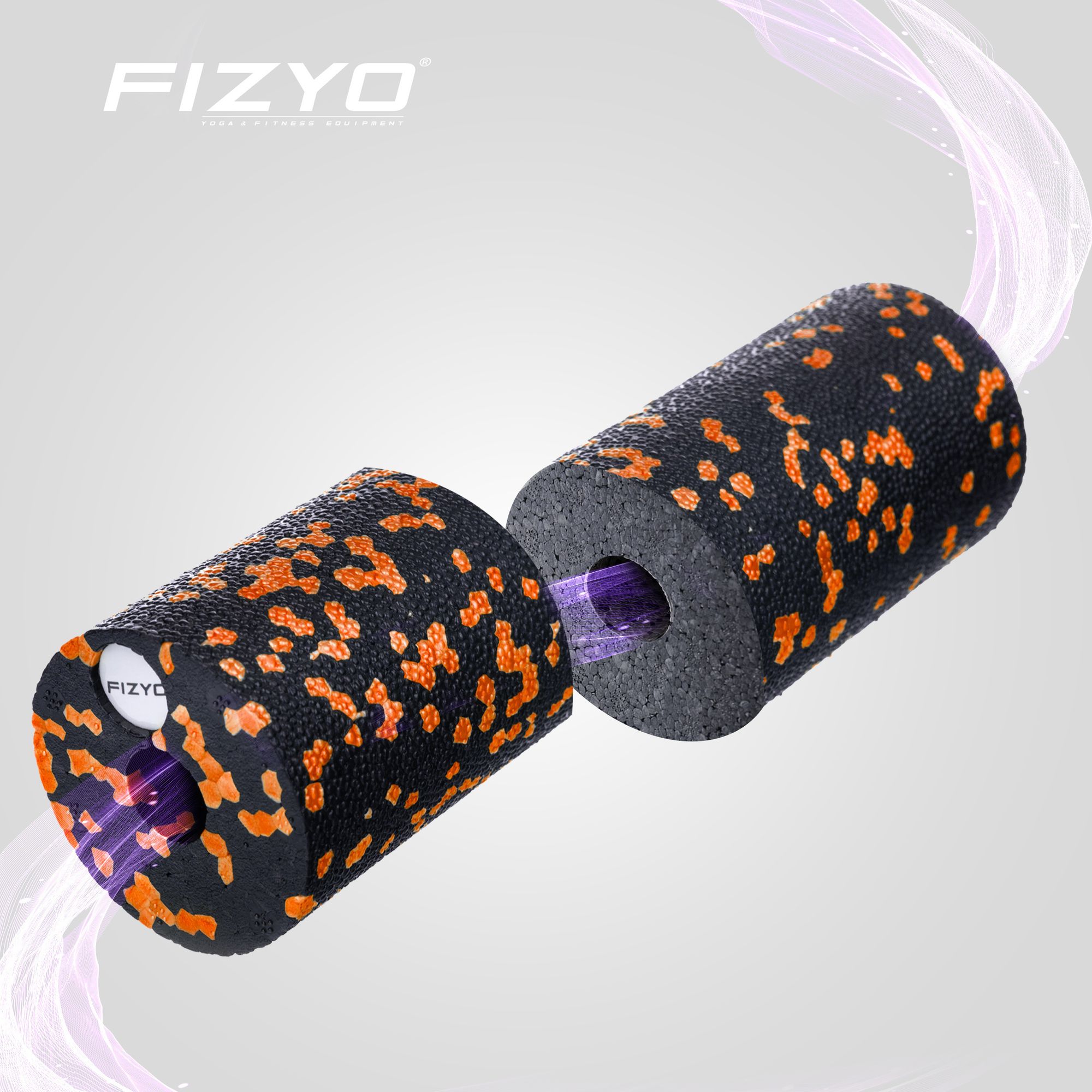 Produktfoto der FIZYO Mini-Rolle mit einer Länge von 15 cm vor weißem Hintergrund