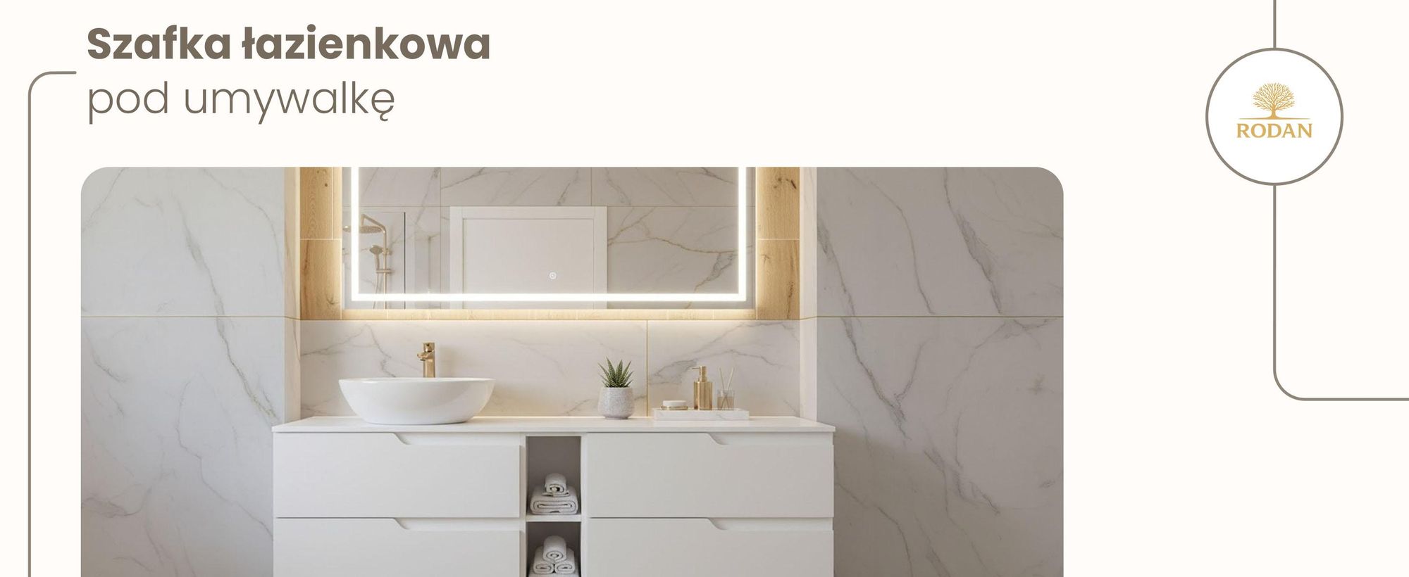 RODAN, szafka łazienkowa, szafka pod umywalkę, meble łazienkowe, szafka z szufladami