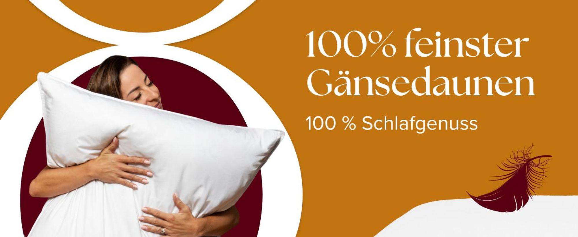 Maxiga Daunenkissen 80x80 cm 100 % DAUNE | Füllgewicht 2000g | Für Allergiker geeignet | -Zertifikat Klasse 1 | Atmungsaktiver, Baumwollbezug