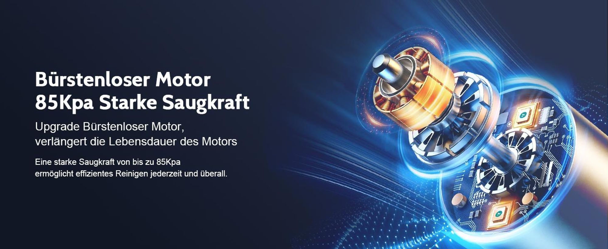 Aiibot Akku Staubsauger,85000Pa/80Mins Staubsauger Kabellos mit Smart Display,Staubsauger mit Anti-Verhedderung-Bürste,drei Gänge,1.8L