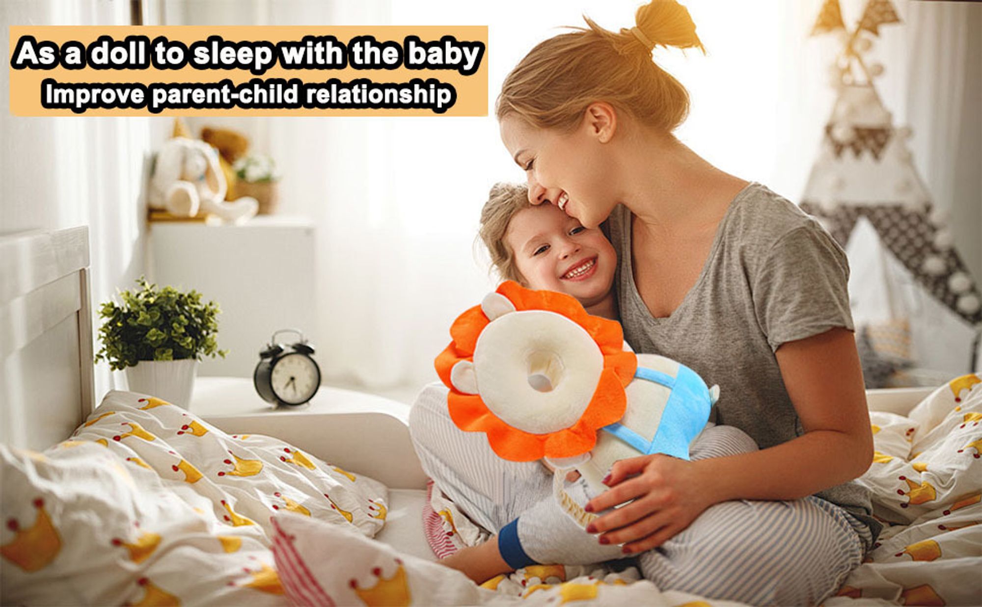Baby Kopfschutz Rucksack, Baby Head Schutzpolster Atmungsaktive Sicherheitskissen, für Kleinkinder Krabbeln und Laufen Lernen(4-24 Monate)