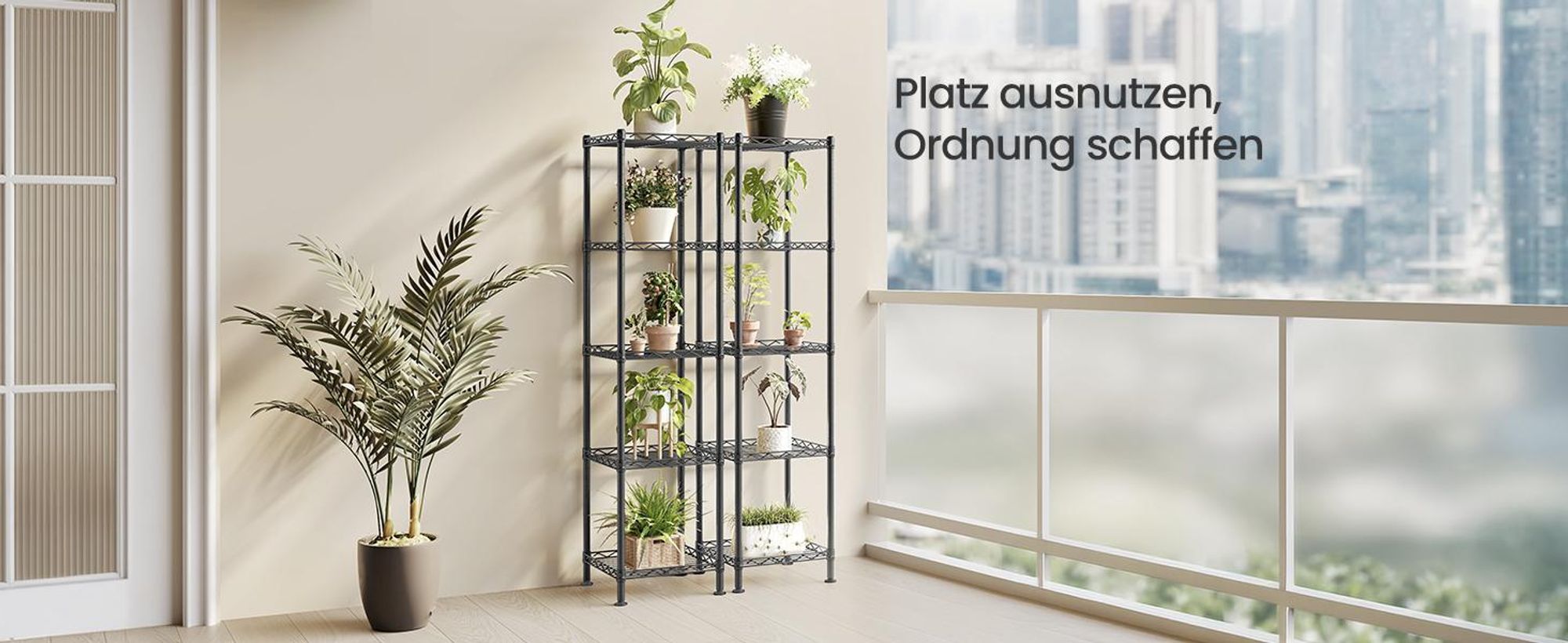 SONGMICS Standregal Metall, schmal, verstellbare Ablagen, Aufbewahrungsregal 5 Ebenen für Garage, 30 x 30 x 121 cm, schwarz