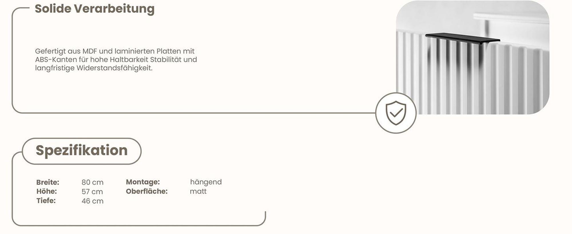 RODAN, Badmöbel, Badschrank, Badezimmermöbel, Badezimmer, MODERN, Waschbeckenunterschrank