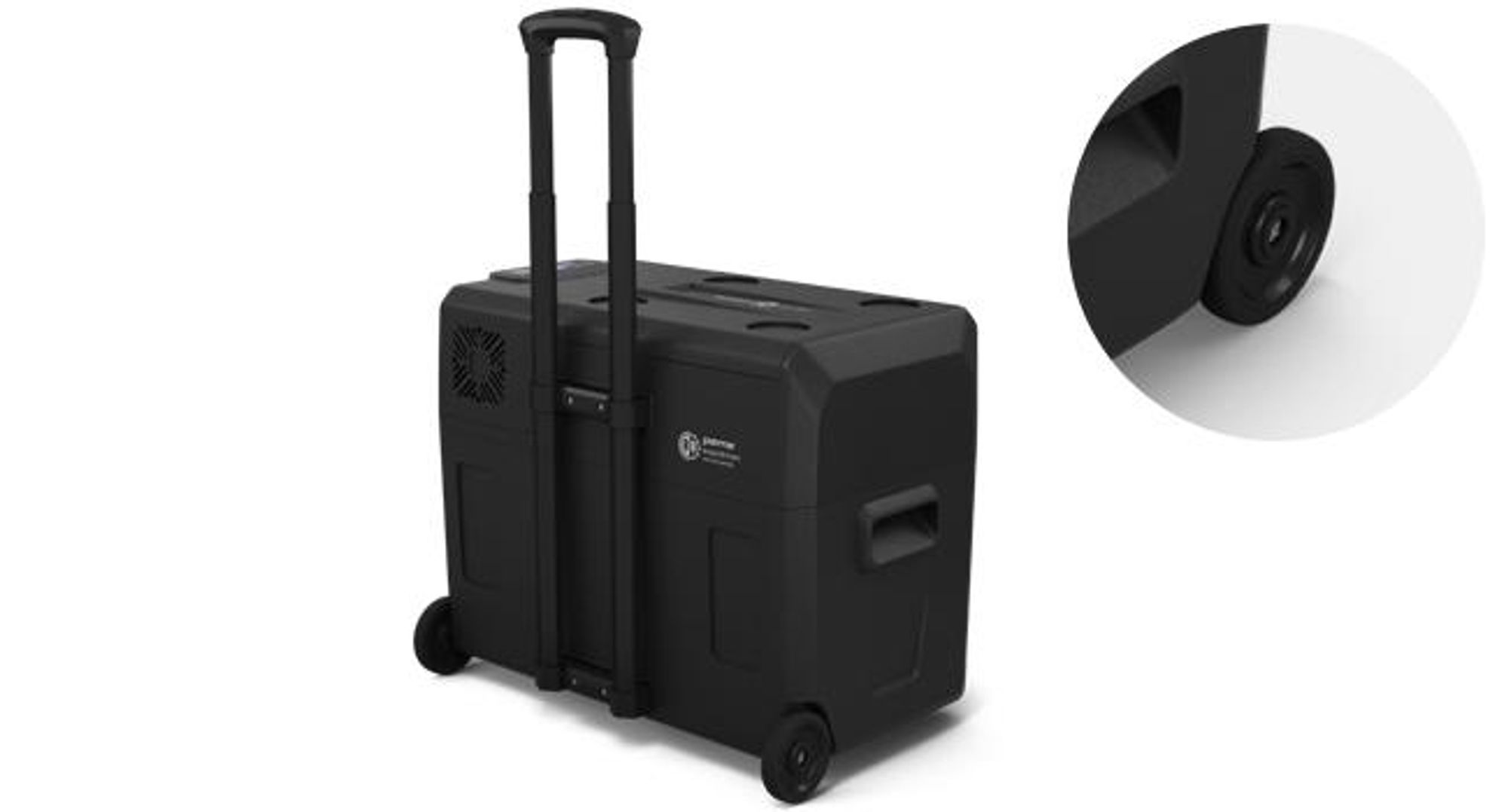 Lodówka turystyczna PEME Expedition z kompresorem, 39 l, Dark Sky – lodówka samochodowa 230 V, elektryczna zamrażarka, do ciężarówek, samochodów i na kemping, na kółkach, z aplikacją, -20°C