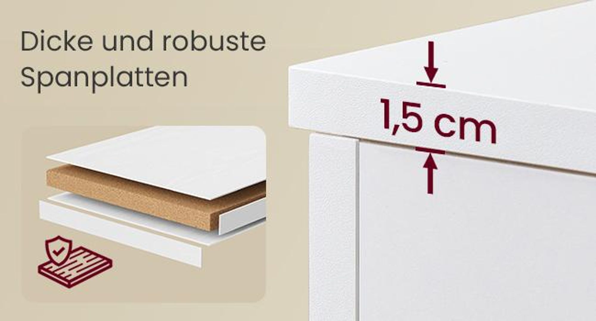 VASAGLE Rollcontainer, mobiler Aktenschrank, Schubladenschrank, Druckerständer, mit schraubenlosen Gleitschienen