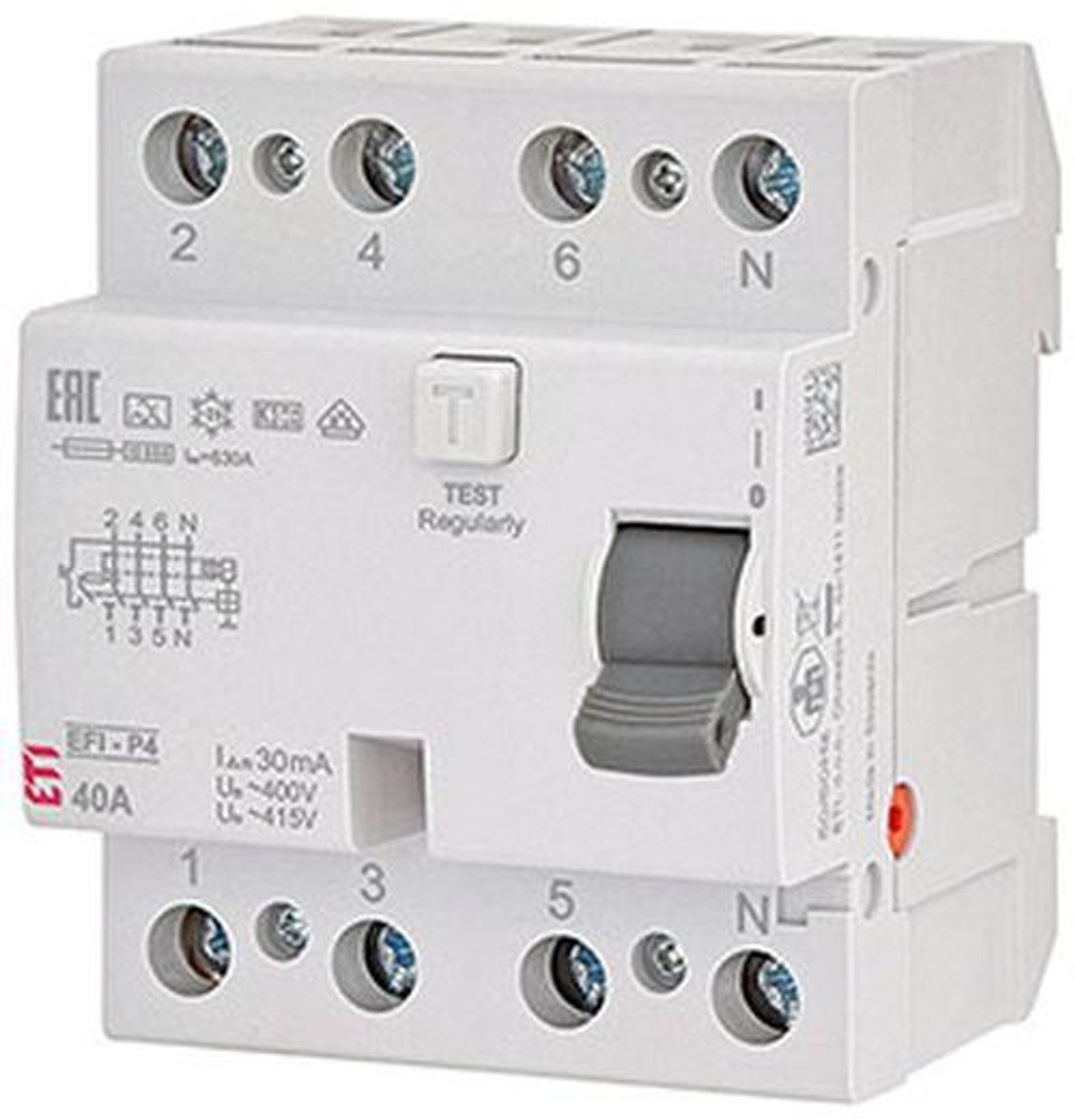 ETI FI-Schalter 10kA 4P Typ A