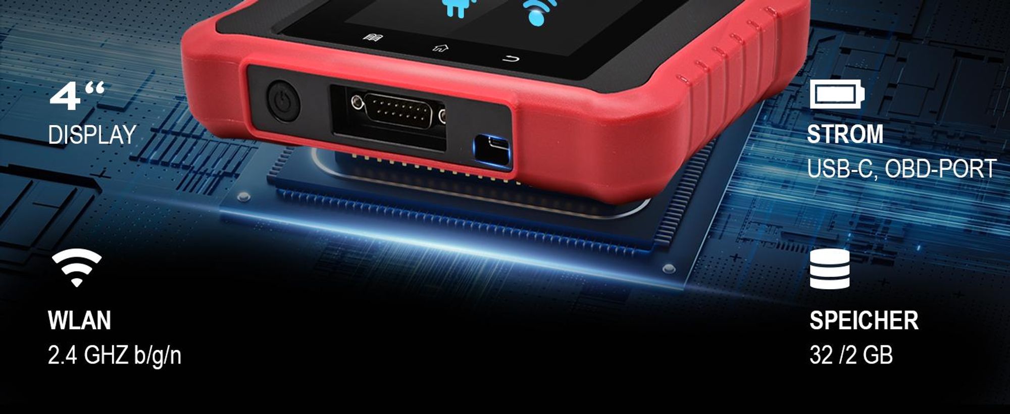 LAUNCH Creader Elite X OBD2 Diagnosegerät für 38 Marken & 16+ Servicefunktionen – modulare Softwarepakete, 2026