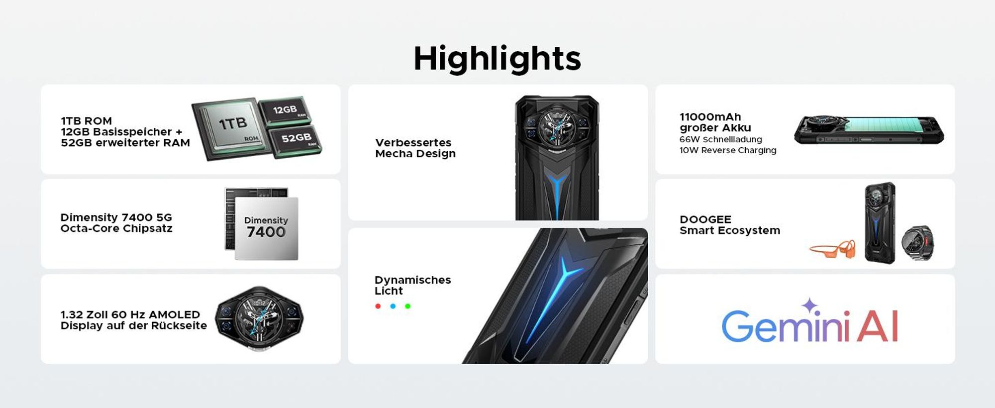 Doogee S200 Ultra 5g 12gb/1tb 6.6´´ Schwarz Schwarz One Size