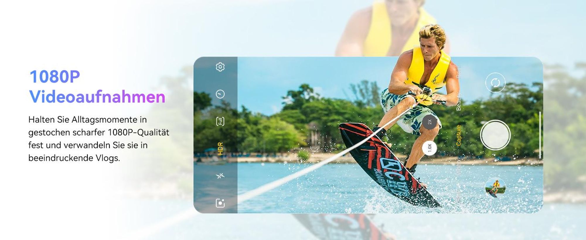 OSCAL FLAT 2 handy, 12(4+8)+128GB, 6,56 Zoll 90Hz IPS Display, 5000mAh, Face ID, 13MP Samsung Kamera, 8,75mm Ultradünn,Octa-Core Unisoc T606