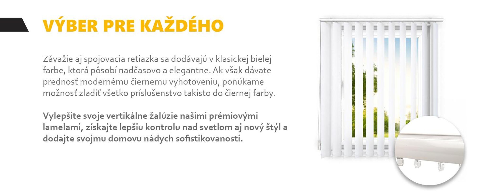 Time4blinds - Náhradné lamely pre vertikálne žalúzie - 127x2290mm - Biela