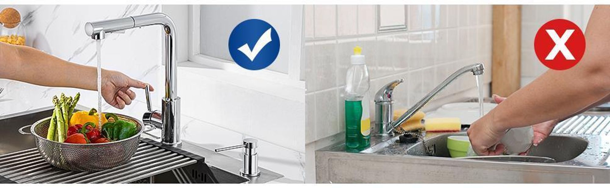 300ml Edelstahl Seifenspender Einbau Spülmittelspender Waschbecken Lotionspender Küche Zubehör Set mit 360° Rotation Pump,Chrom