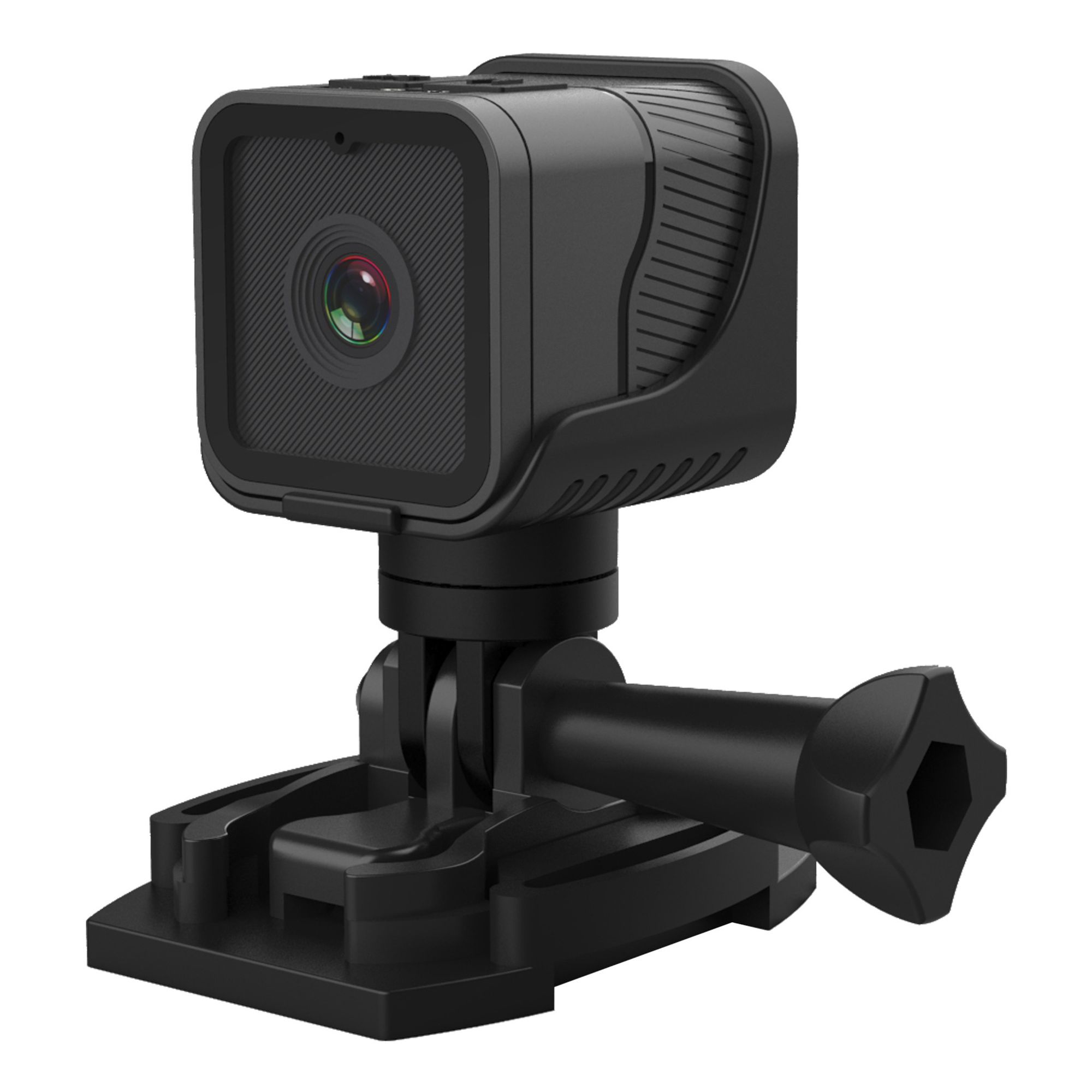 ZELURXX Action Cams, mit WiFi-Hotspot, HD-Nachtsicht, 1080P, Wasserdicht, Tragbar, Outdoor-Sportkamera, Geeignet für Sport, Reisen, Büro, 3,3 x 3,8 x 3,3 cm, Schwarz