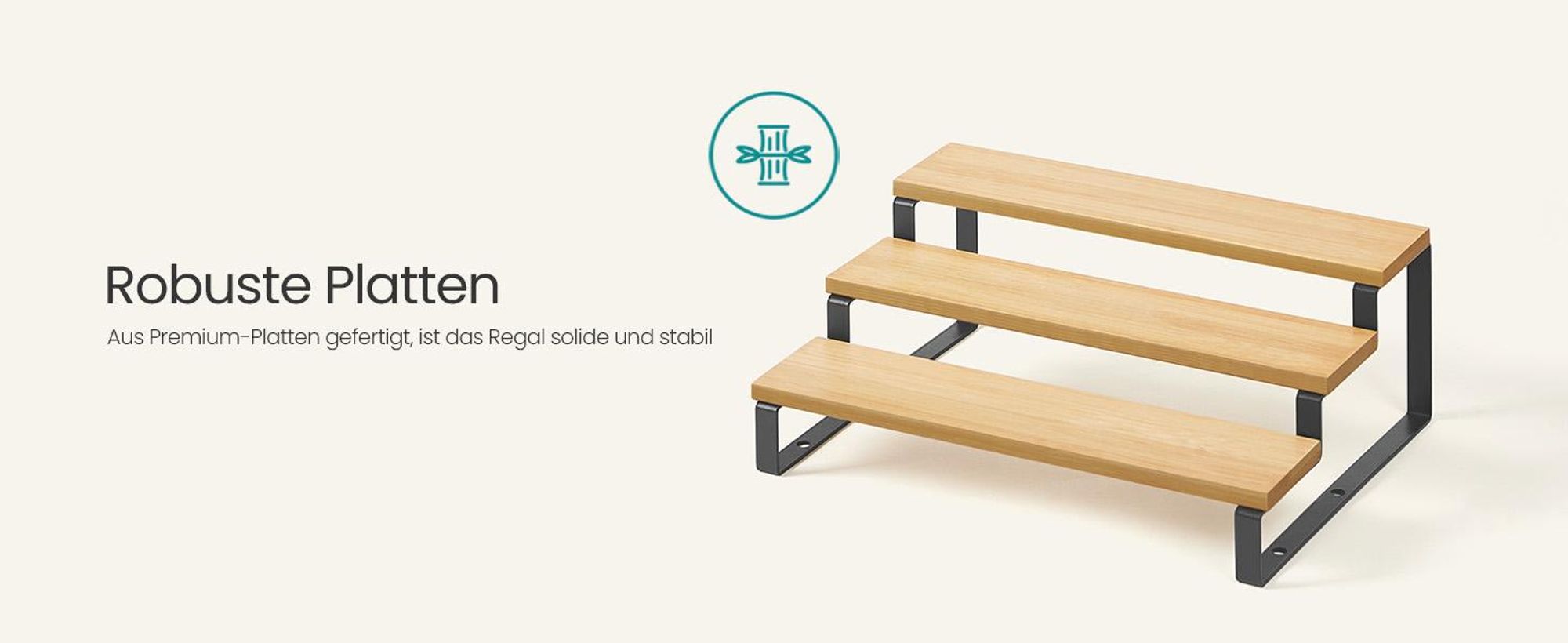 SONGMICS Gewürzregale, Küchenregale, 2er Set, ausziehbar, stapelbar