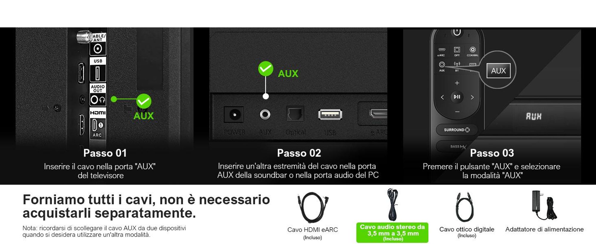 ULTIMEA Soundbar 5.1 Dolby Atmos, sistema audio surround 3D Soundbar per televisori, altoparlanti TV per home cinema con bassi regolabili