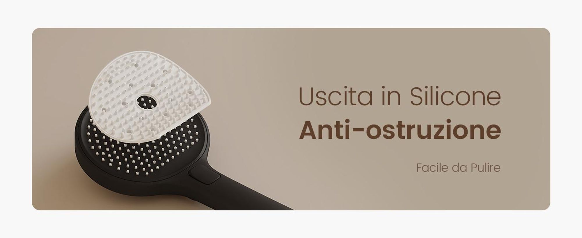 EMKE® Sistema doccia con termostato Nero con doccia per bambini, display digitale e filtro per il cloro 4 uscite Doccia a pioggia rotonda Colonna doccia per famiglie F23