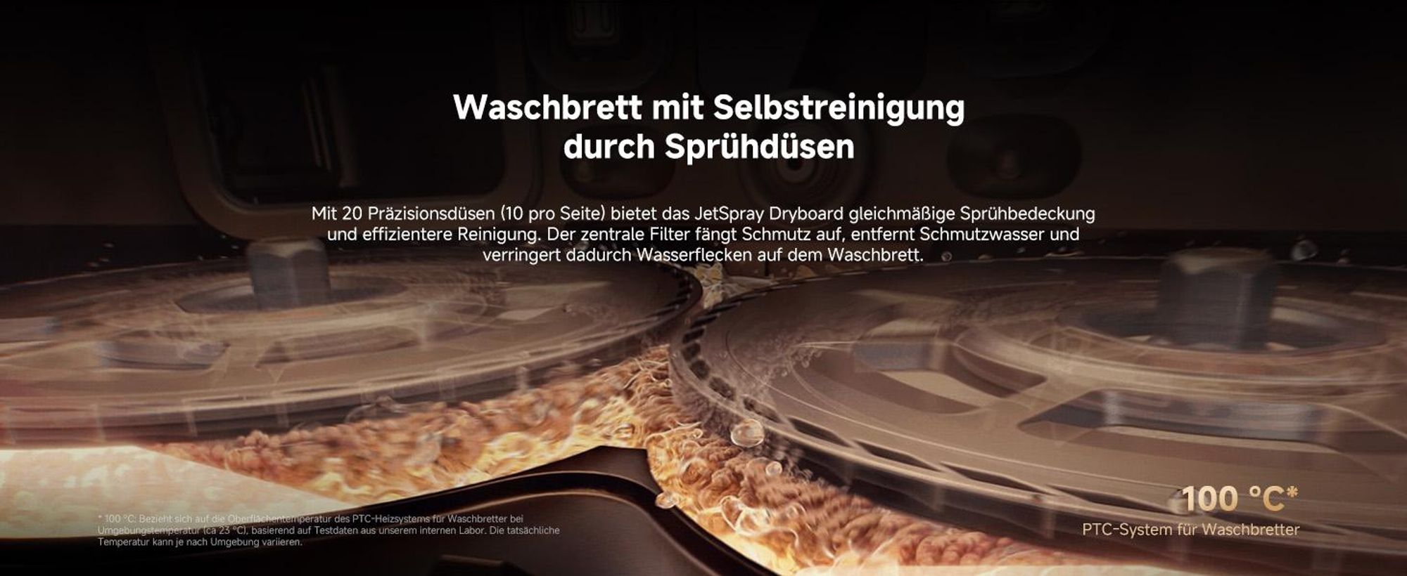MOVA MOBIUS 60 Saugroboter – MopSwap™, 30.000 Pa, dynamisches Saugrückhaltesystem, 8 cm Hindernis, flexible Navigation, 100 °C PTC für Waschbretter