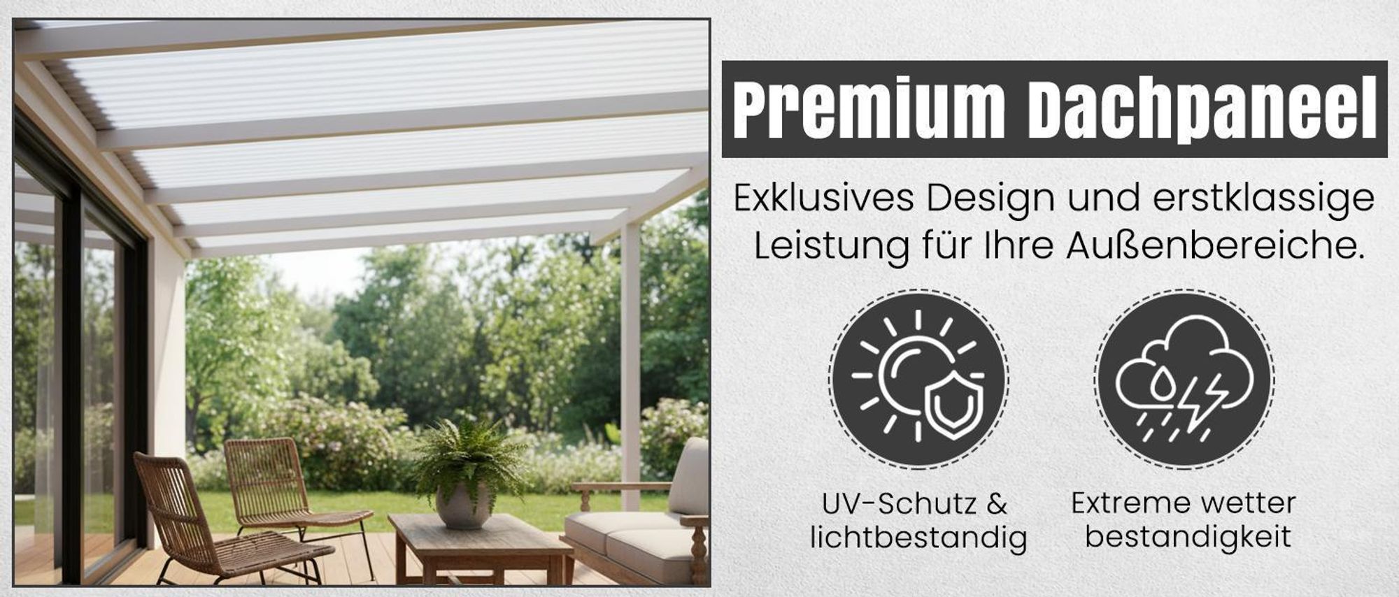 LP Projekt Wellplatte Trapez 90 x 250 cm - 5Stk.