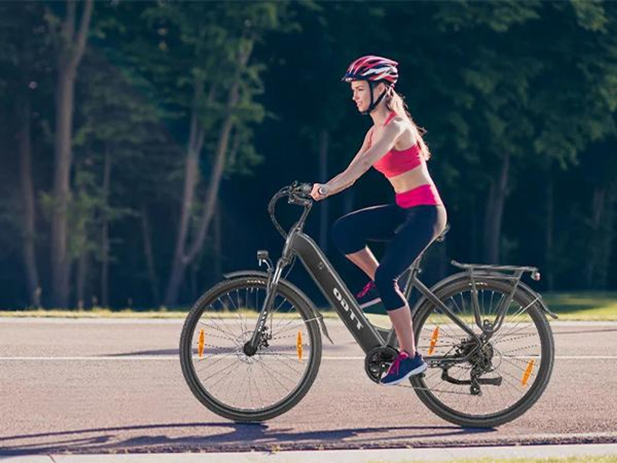 TTGO HZ-28ST E-Bike - 250W Motor 36V20AH Akku 28 Zoll Reifen Mechanische Scheibenbremsen - Schwarz