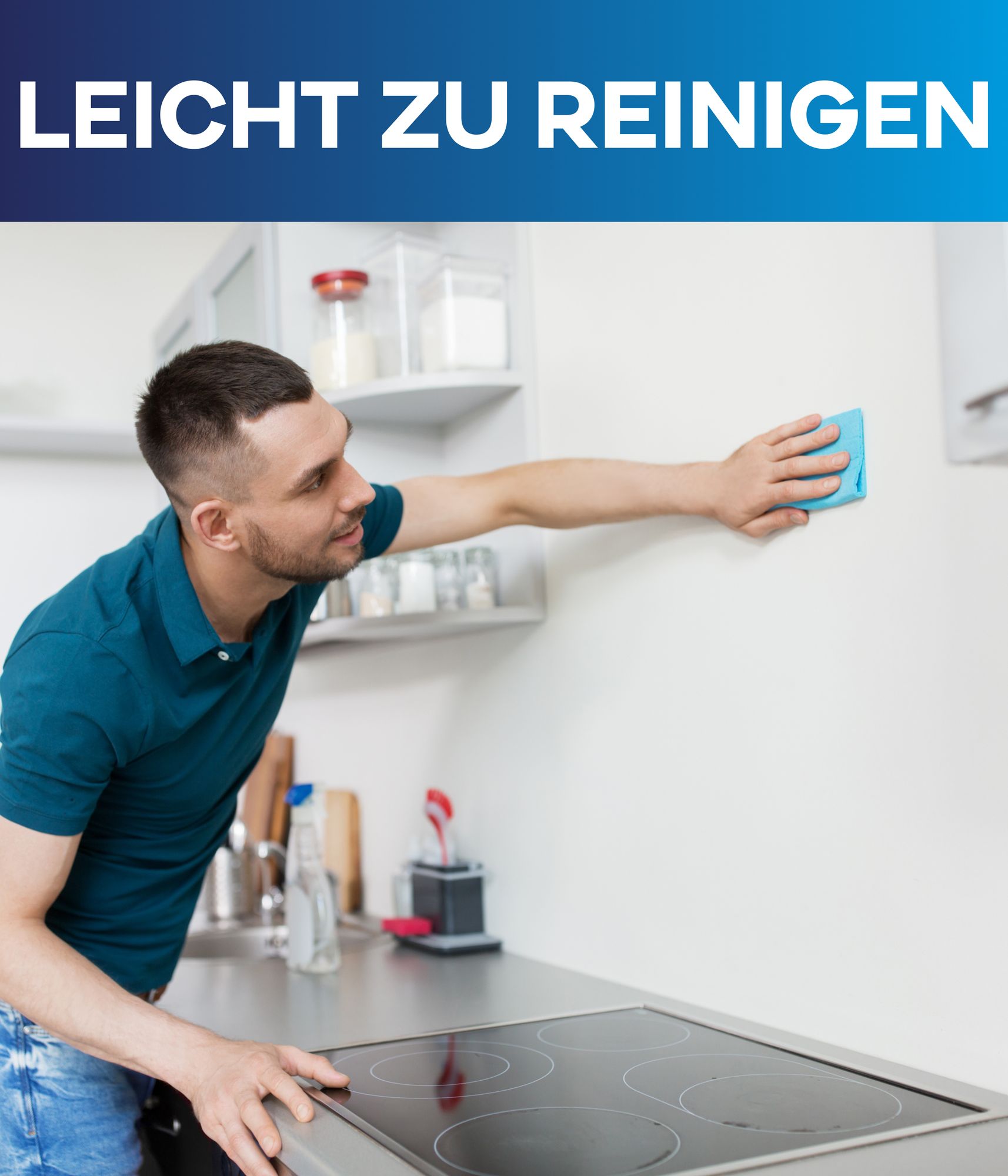 Plid Latexfarbe 10 L Weiß Satin – Abwaschbare Innenfarbe für ca. 70 m² – Seidenmatte Wandfarbe, pflegeleicht, Germany