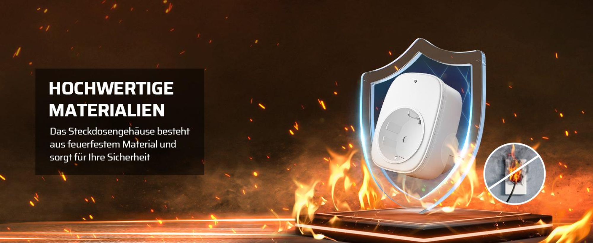 DEWENWILS 5 Funksteckdosen mit 2 fernb, 3680W, Plug-In Steckdosen Set, funkstecker.