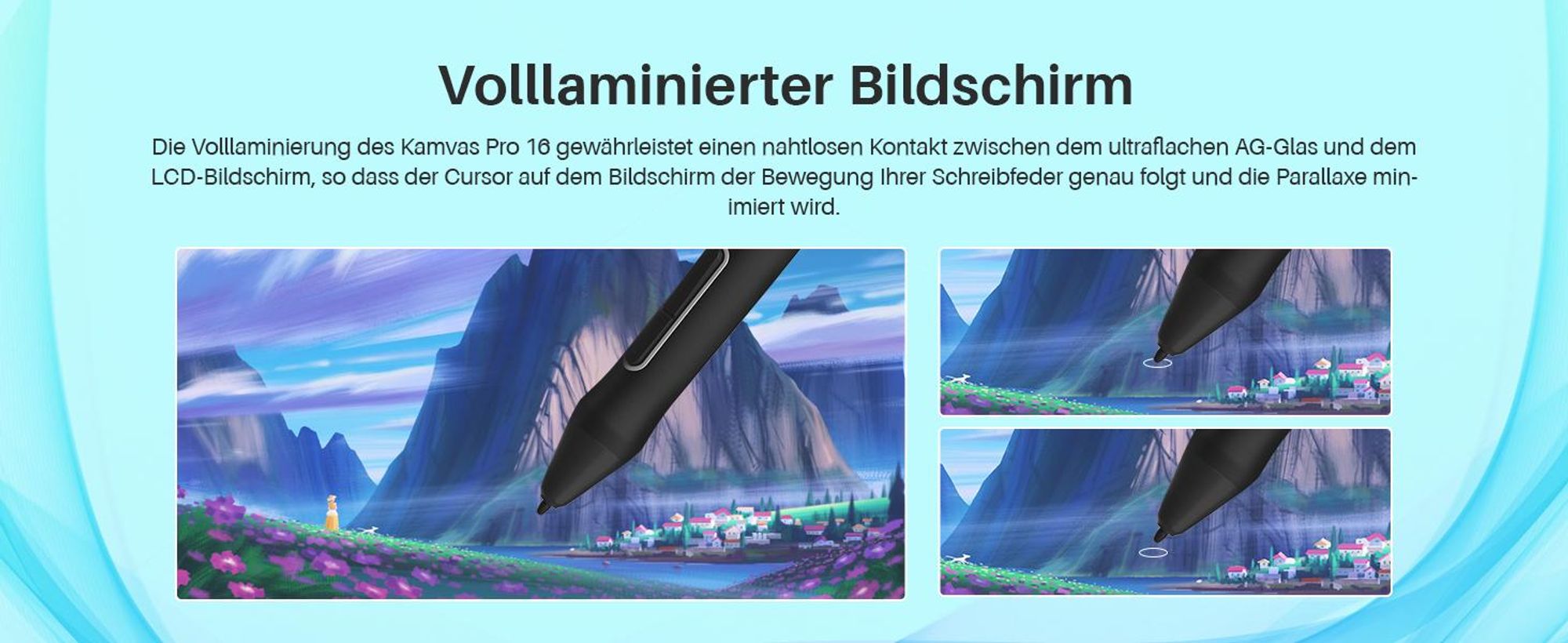 HUION KAMVAS Pro 16 Grafiktablett