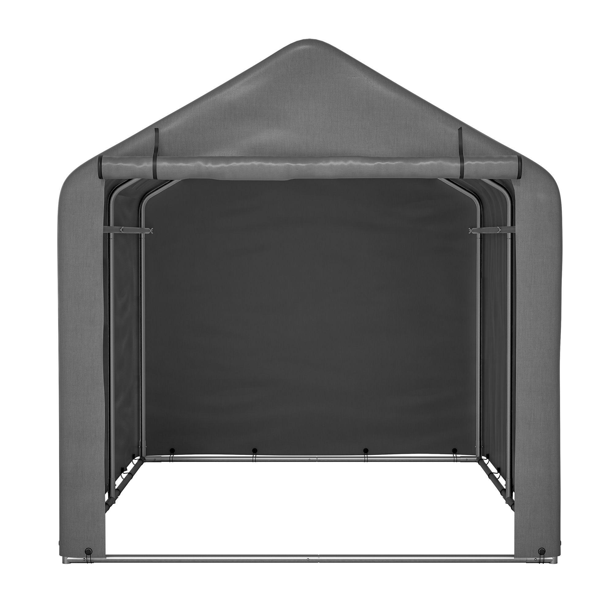Gerätehaus Garagenzelt Carport Folienzelt Gartenschuppen Fahrradgarage Lagerzelt Aufbewahrungsgarage Auto Motorrad Schutz Unterstand 157x218x166cm