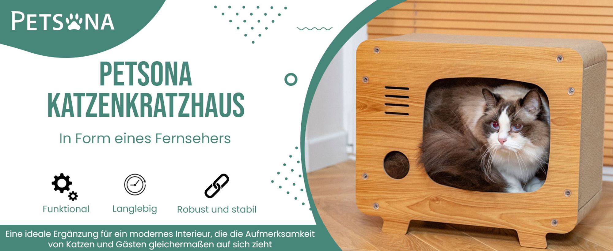 Petsona Kratzbrett Für Katzen Natürlicher Katzenkratzer Spielplatz Kratzpappe & Kratzteppich Für Katze Katzenspielzeug Selbstbeschäftigung, Natürlich