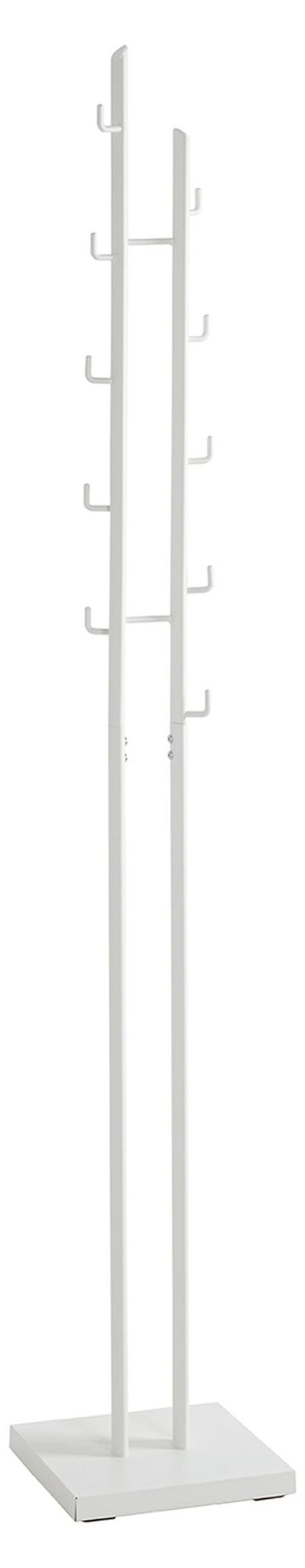 freiraum Garderobenständer 21353 – moderner Kleiderständer mit 8 Haken und robuster Metallfußplatte