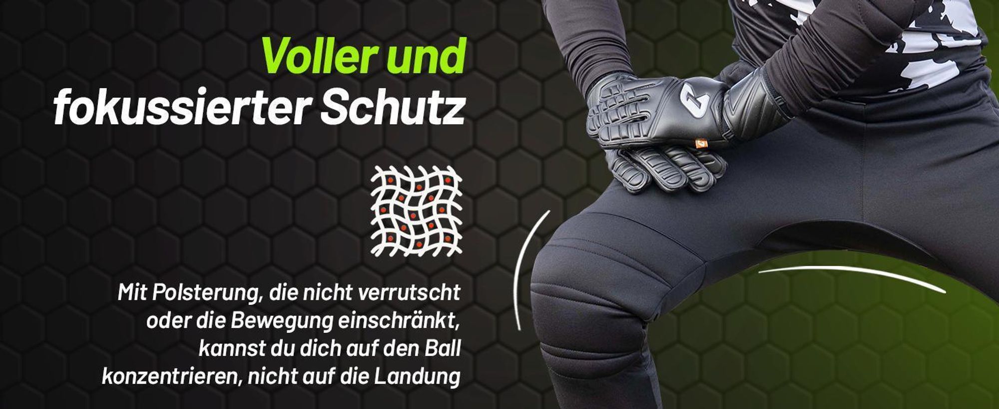 CATCH & KEEP Torwarthose für Kinder und Erwachsene - Lange Fußballhose, 152
