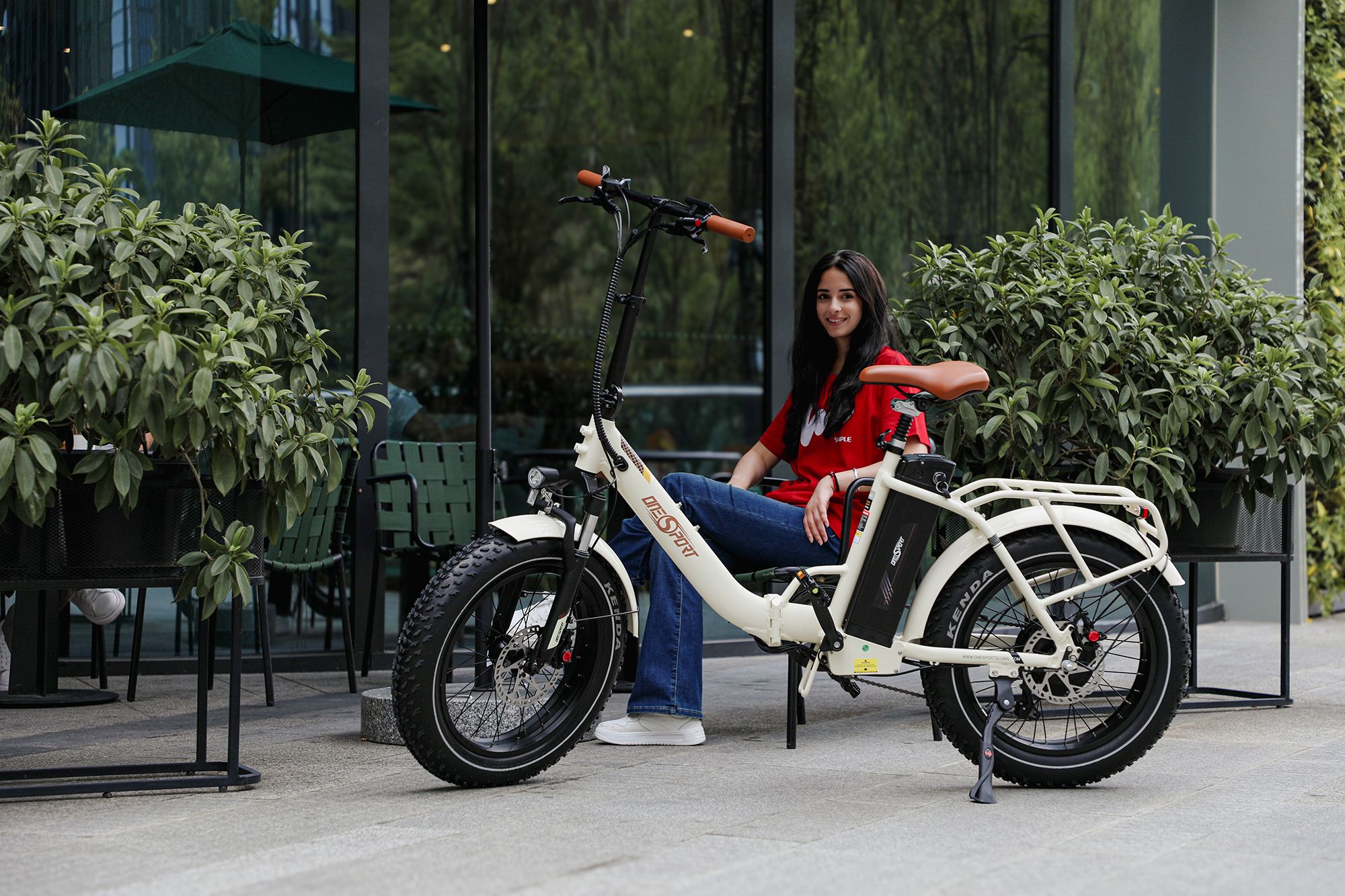 E-Bike Klapprad mit 48V 18Ah Akku bis zu 120km 20 *4.0 Zoll, 7-Gang SHIMANO Elektro Klapprad für Erwachsene 160 - 200 cm,E Klappfahrrad E Bike Faltrad