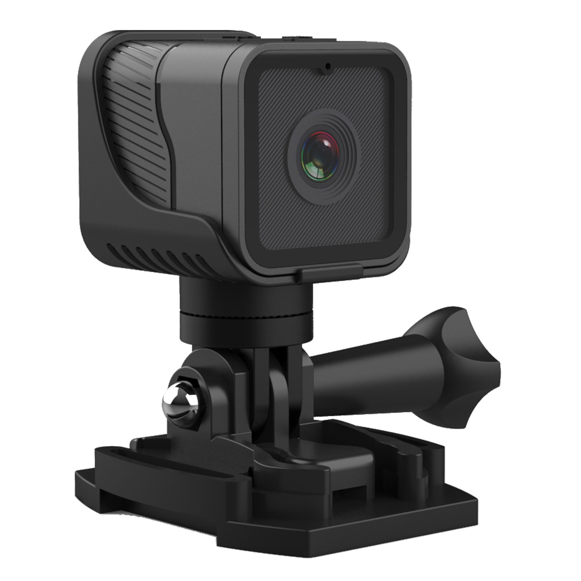 ZELURXX Action Cams, mit WiFi-Hotspot, HD-Nachtsicht, 1080P, Wasserdicht, Tragbar, Outdoor-Sportkamera, Geeignet für Sport, Reisen, Büro, 3,3 x 3,8 x 3,3 cm, Schwarz