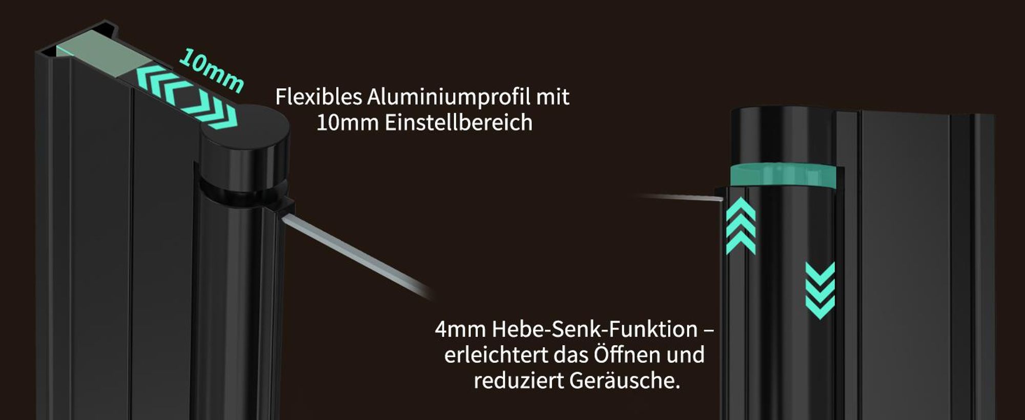 Duschabtrennung 120x140cm Duschwand für Badewanne 2-Teilig Faltbar Badewannenaufsatz Klar Schwarz ESG GLAS Badewannenfaltwand
