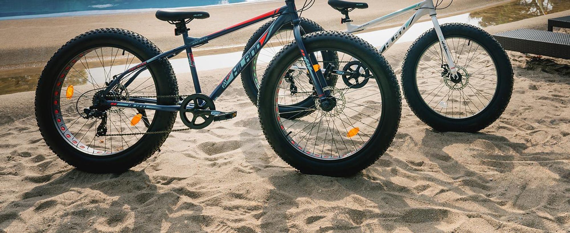HILAND 20 Zoll Kinderfahrrad mit 4.0 Fat Tire, Shimano 7-Gang, Geeignet für Strand, Schnee, Kinder Mountainbike Jungen Mädchen, Silber