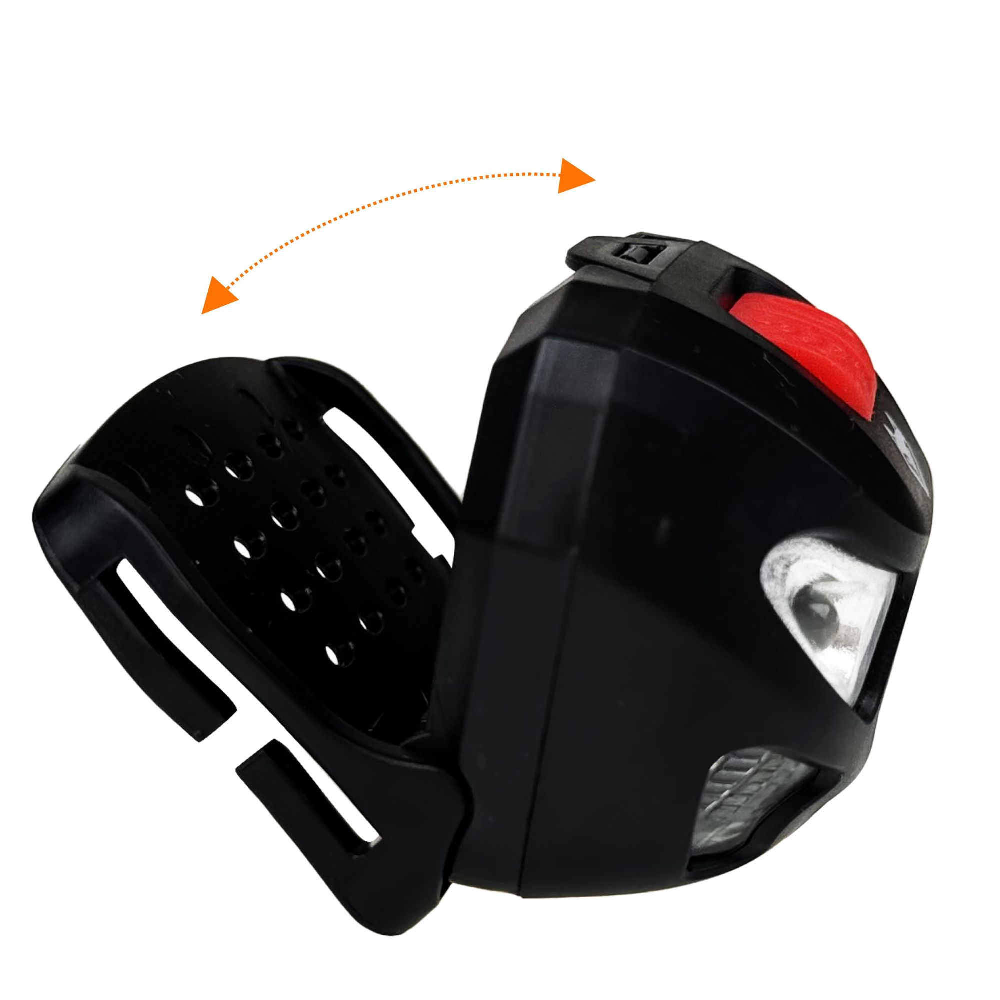 LED Stirnlampe 500lm USB-C aufladbar, IP66 wasserdicht & Bewegungssensor, Rotlicht-Modus, Akku Stirnleuchte für Joggen & Arbeit, EVI TECH Nexlume