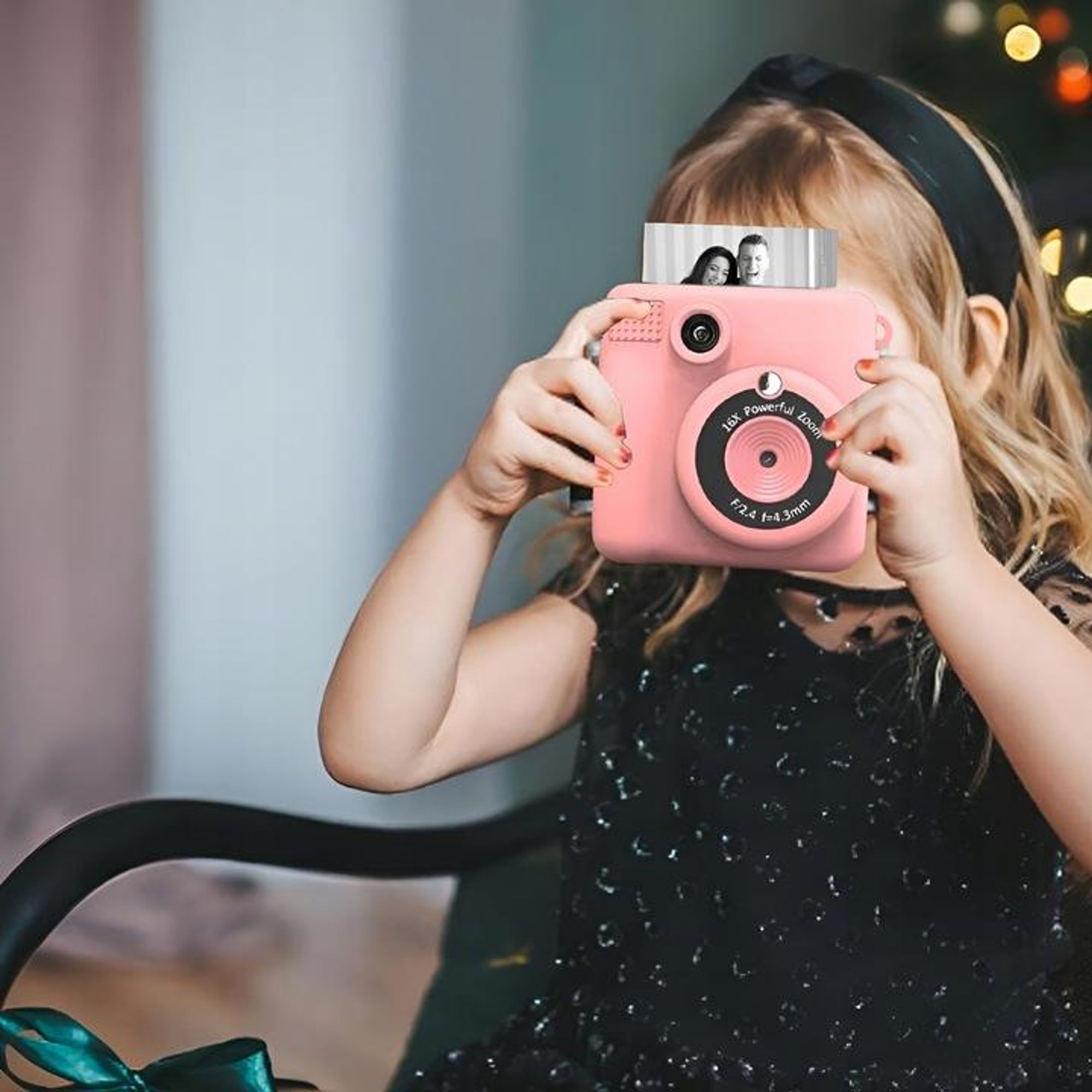 Digitale Sofortkamera Für Kinder Mit Drucker - 32Gb Karte - 14 Filme
